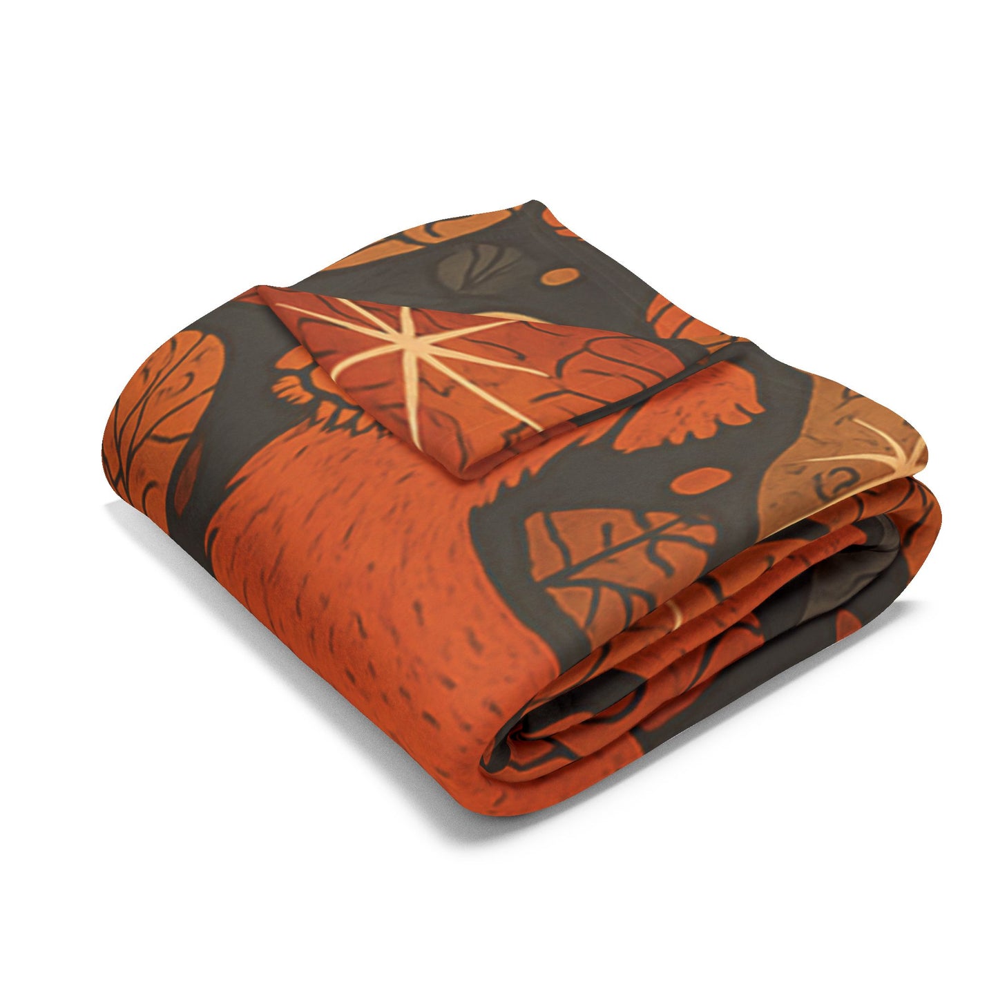 Autumnal Dog Throw, this cute dog blanket adds the perfect touch of autumn cozy to your home.