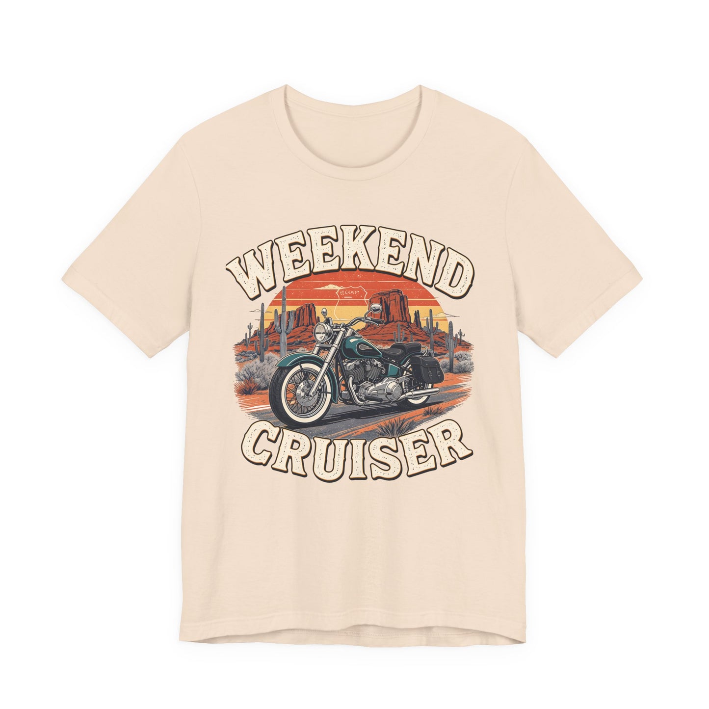 Weekend Cruiser Vintage Biker T-Shirt, Cruiser Motorcycle, Motorcycle Shirt,Unique Graphic Tee,Bike Lover Gift,Biker Apparel,Biker Dad Gifts