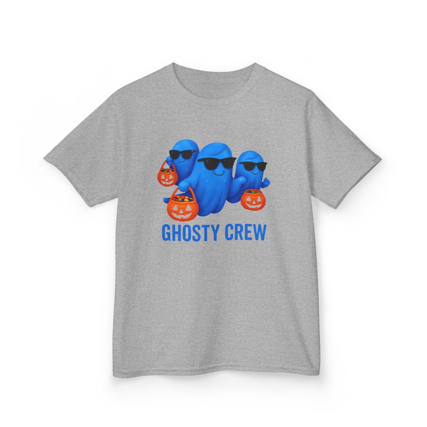 Kids Ghost Tee, Halloween Ghosty Crew Shirt, Perfect for kids who love Halloween and want to be part of the ghosty crew.