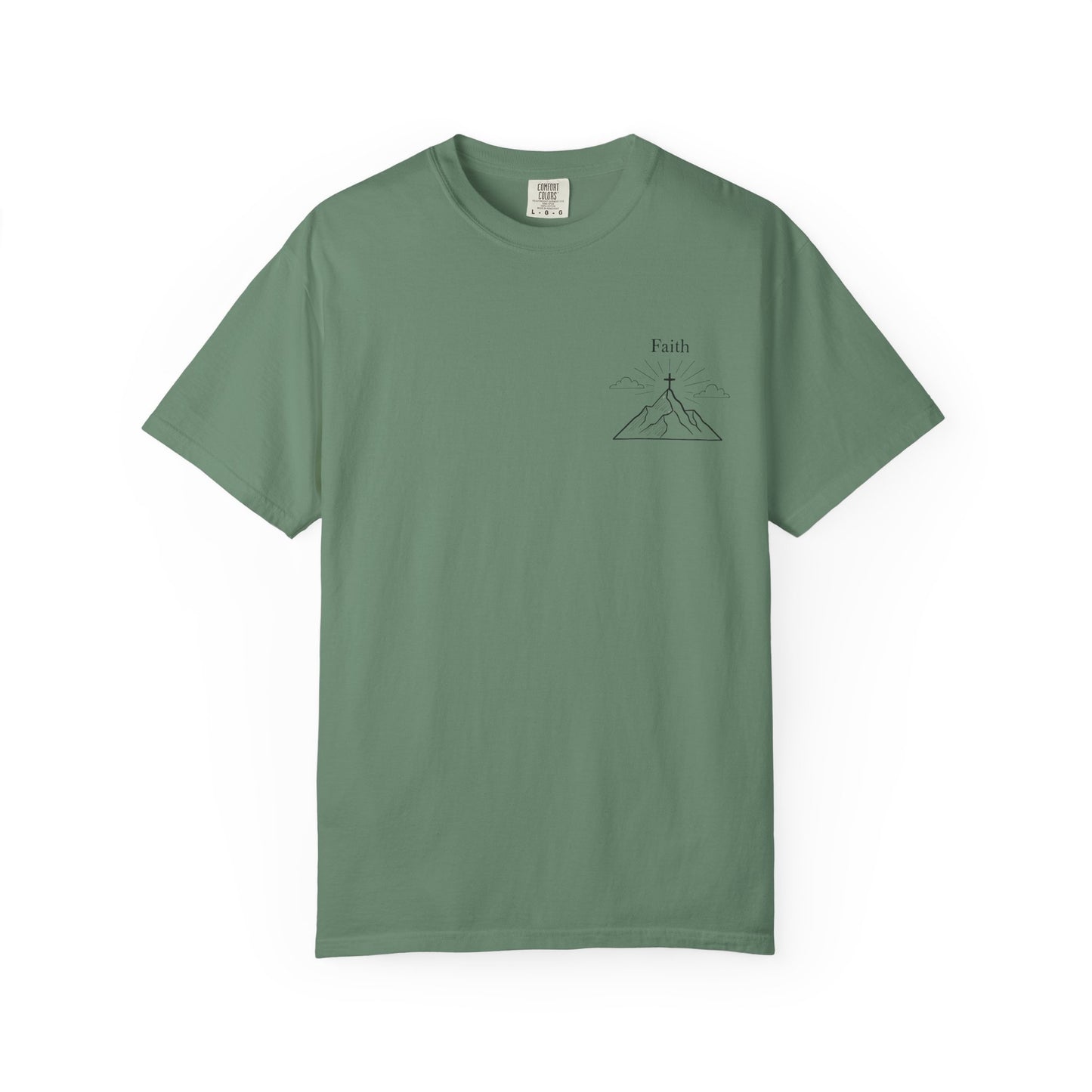 Faith Moves Mountains Comfort Colors Tee,Christianity Gift, Christianity Shirt,Christian Merch, Jesus Christ Shirt, Religion, Christian Gift