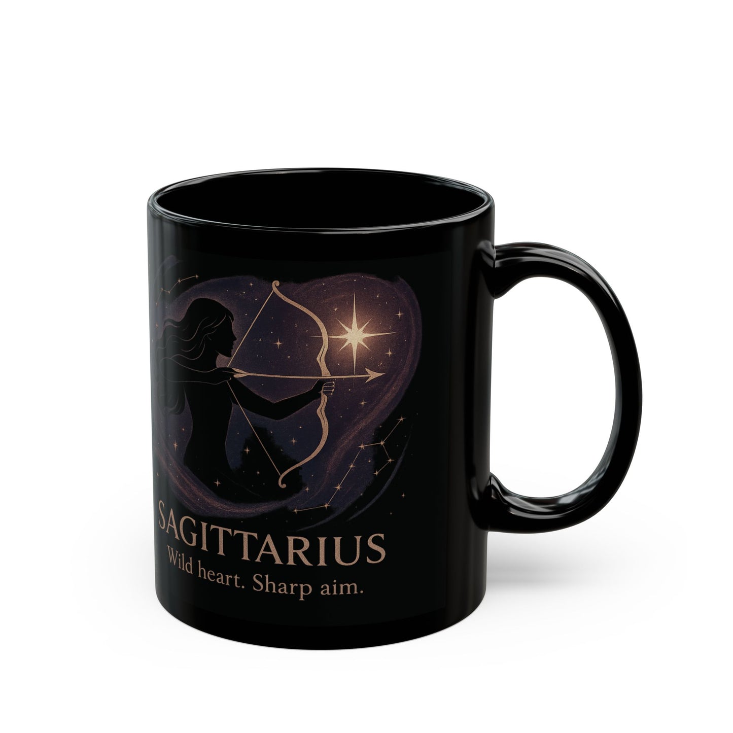 Sagittarius Astrology Mug, Zodiac Mug, This beautifully designed zodiac sign mug not only highlights the iconic Sagittarius sign but also immerses you in the mystery and wonder of the stars with every sip.