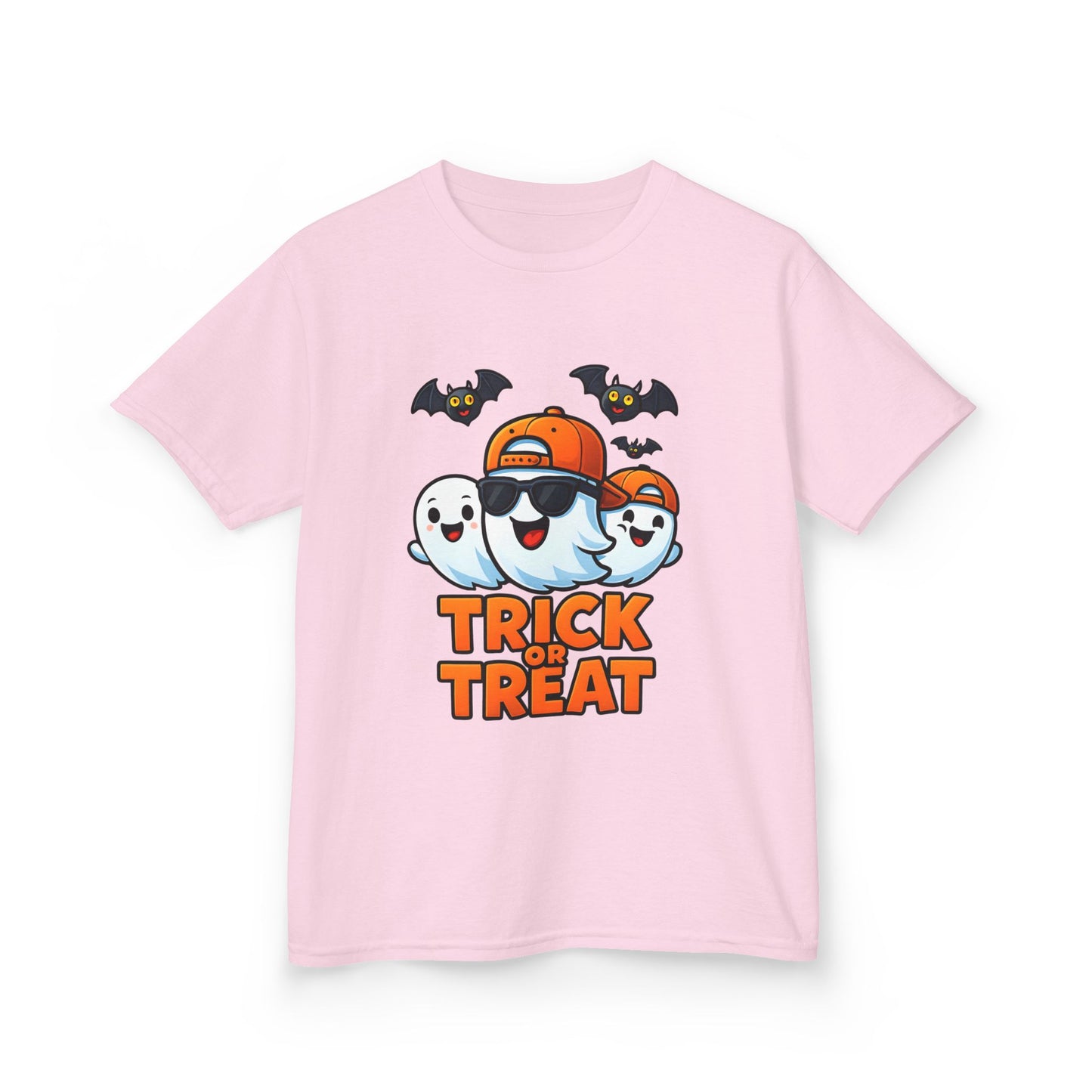Cute Halloween Kids Tee, Trick or Treat T-Shirt, this tee transforms everyday wear into a playful celebration, making it ideal for Halloween festivities!