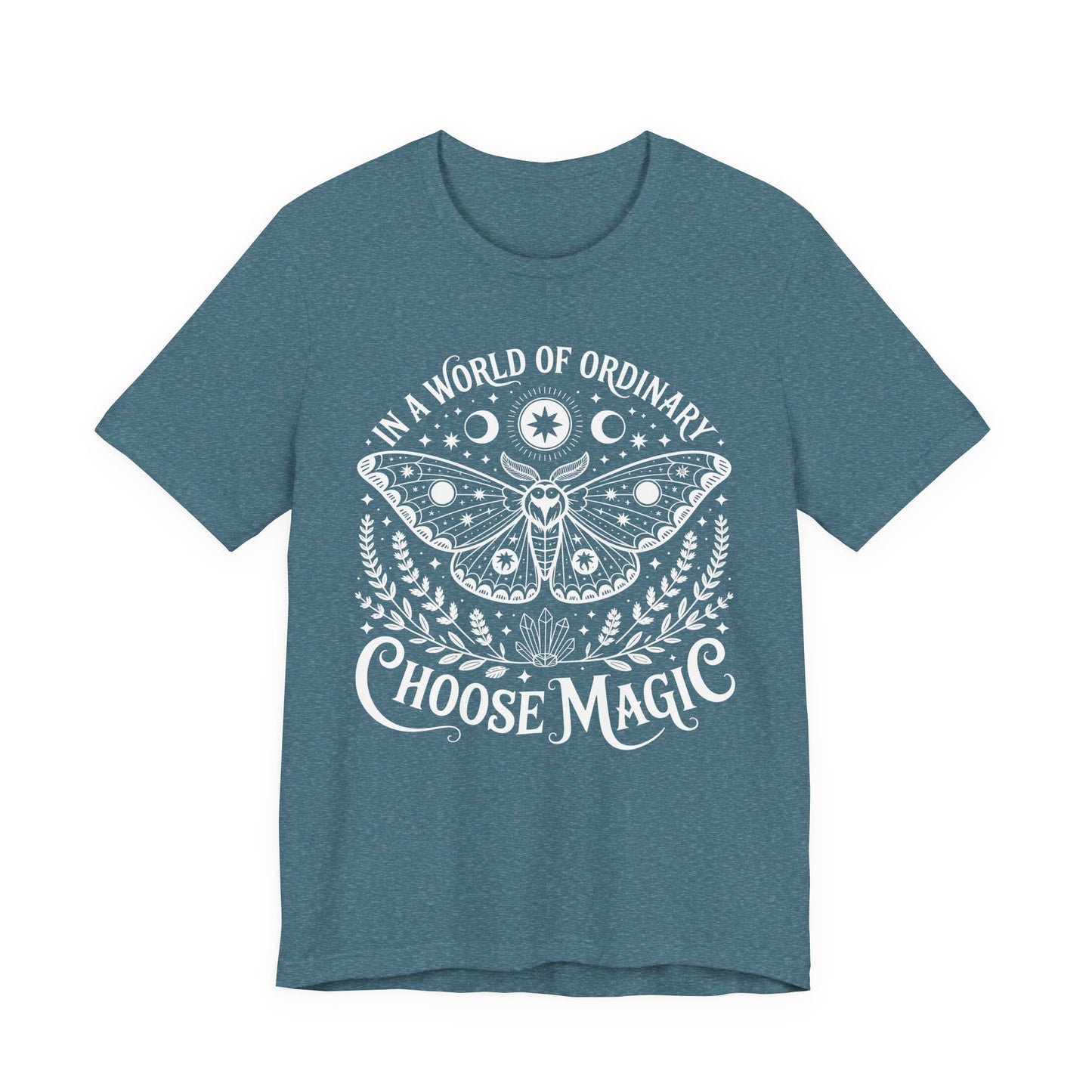 Choose Magic Witchy T-Shirt • Magical Spell Graphic Tee • Occult Mystical Shirt • Witchy Gift Unisex Top • Spiritual Pagan Clothing