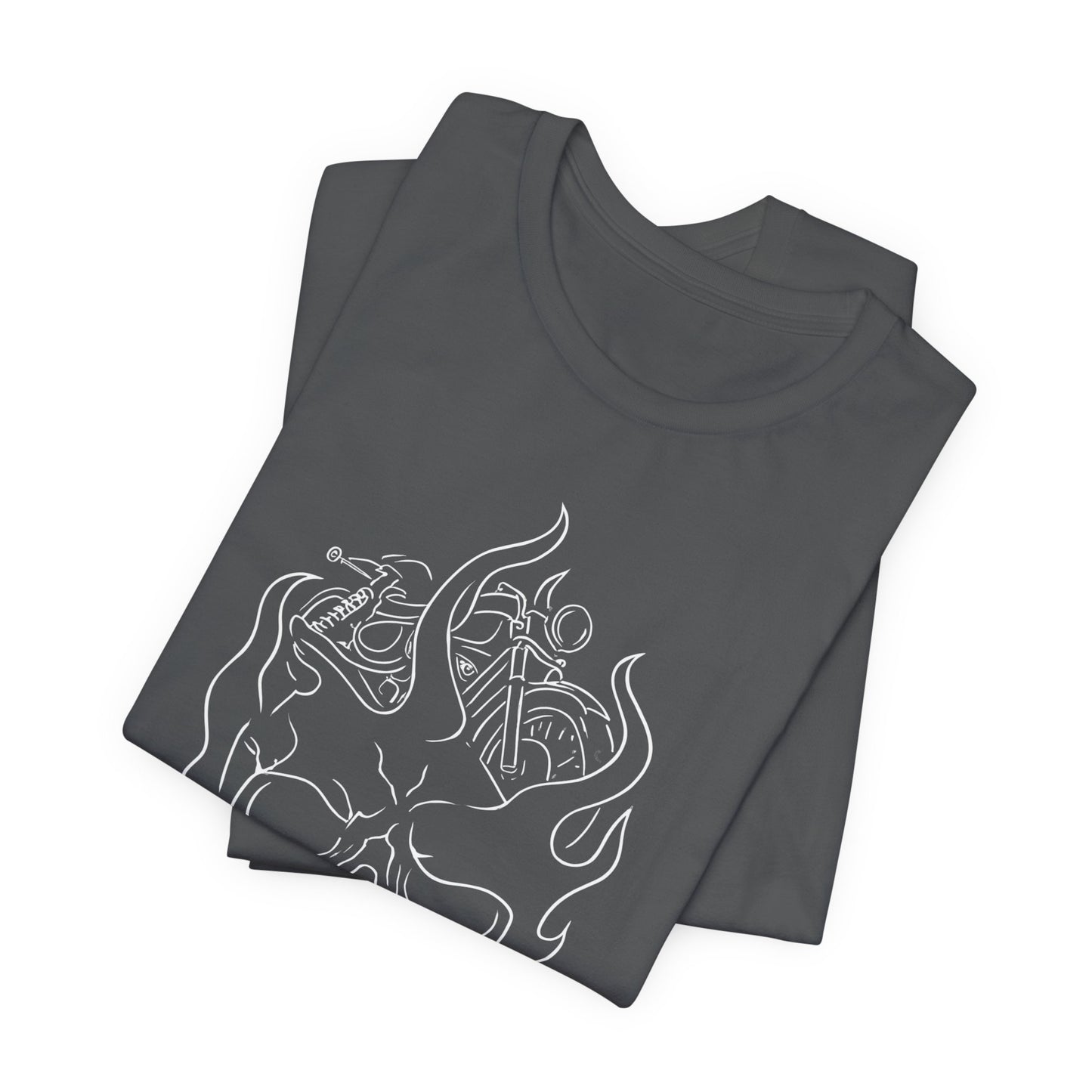 Skull Graphic Flame Tee, Motorcycle T Shirt, Biker Tshirt, Biker Skull Design, Motorbike Apparel, Motorcycle,Biker Skull, Motorbike Skull.