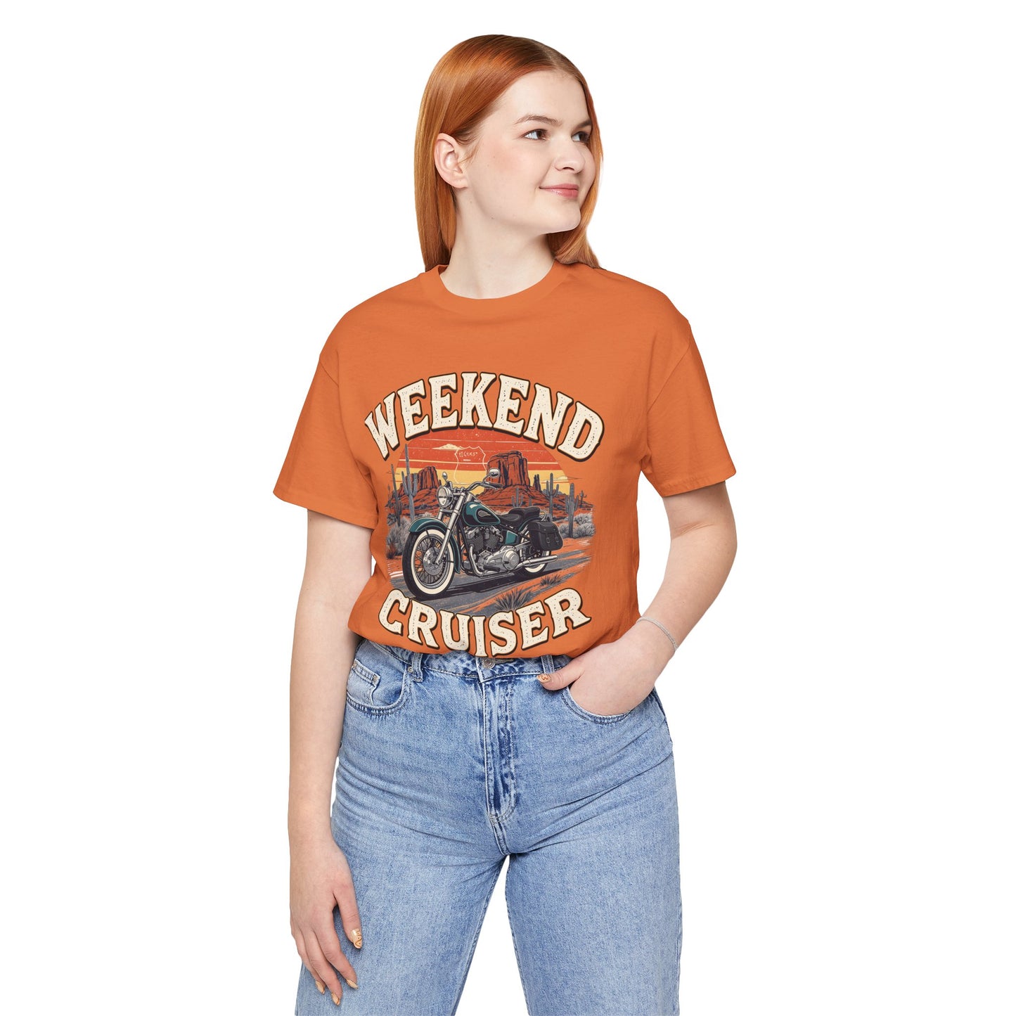 Weekend Cruiser Vintage Biker T-Shirt, Cruiser Motorcycle, Motorcycle Shirt,Unique Graphic Tee,Bike Lover Gift,Biker Apparel,Biker Dad Gifts