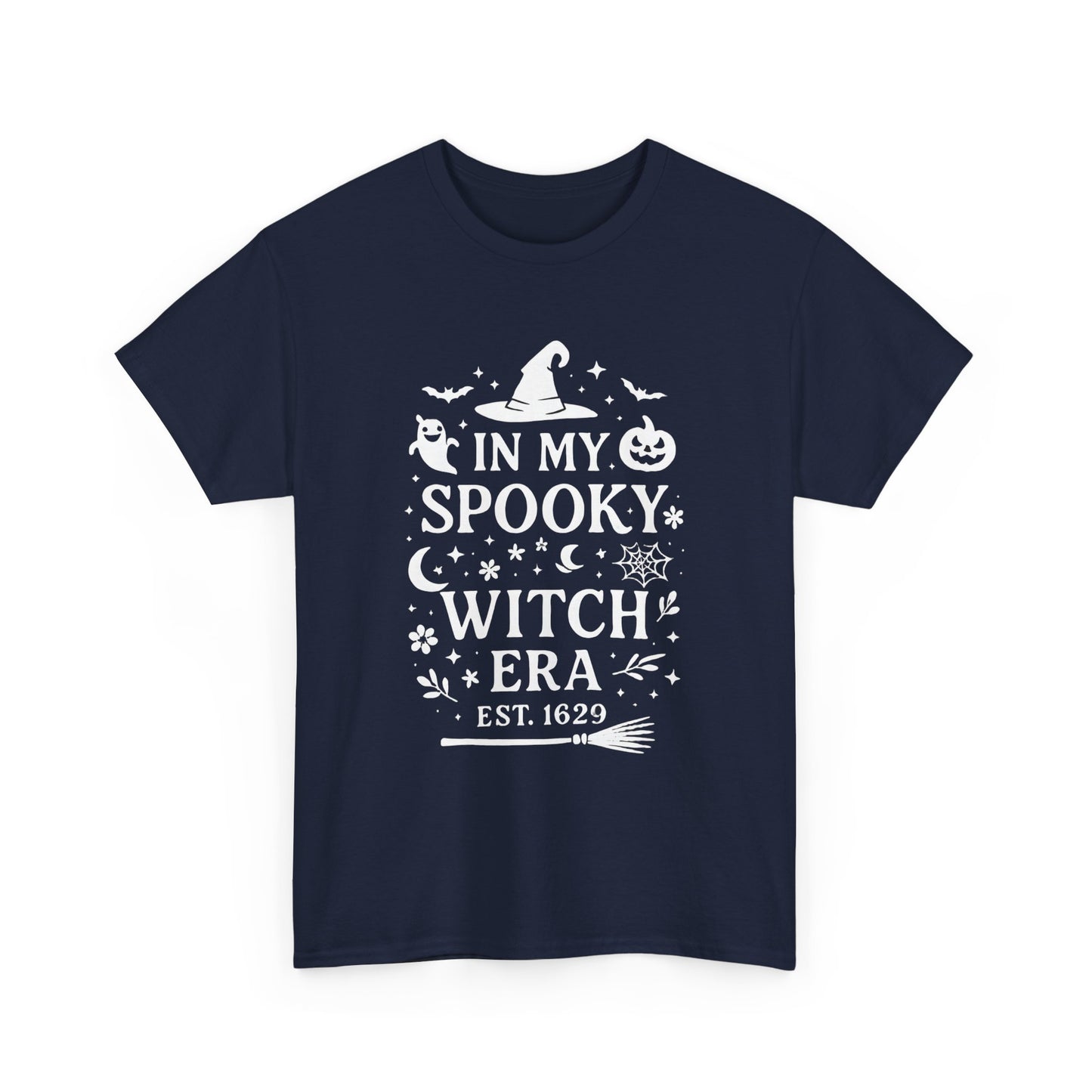 In My Spooky Witch Era Tee, Salem Witch Shirt, a bewitching homage to Salem's mystical past. Imbued with the spirit of the legendary Salem witches.
