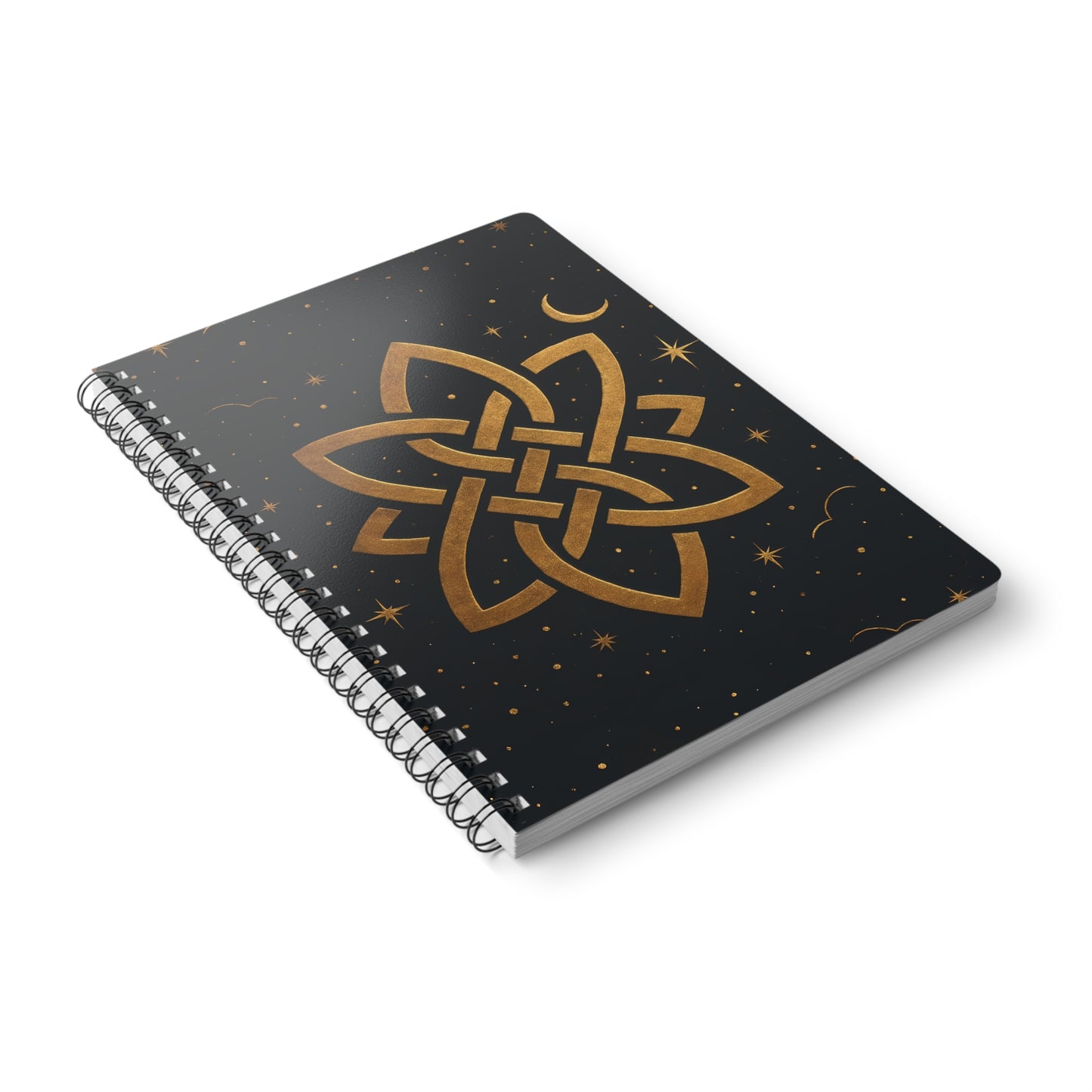 Witch's Knot Soft Notebook, This witch notebook is more than just a place for thoughts; it's your personal book of shadows, your magical grimoire.