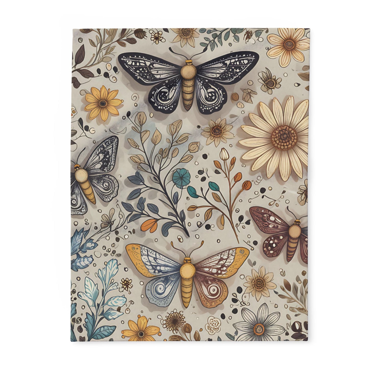 Autumn Moth Blanket, this autumn blanket invites warmth and charm into any space, making every moment feel delightfully autumn cozy.