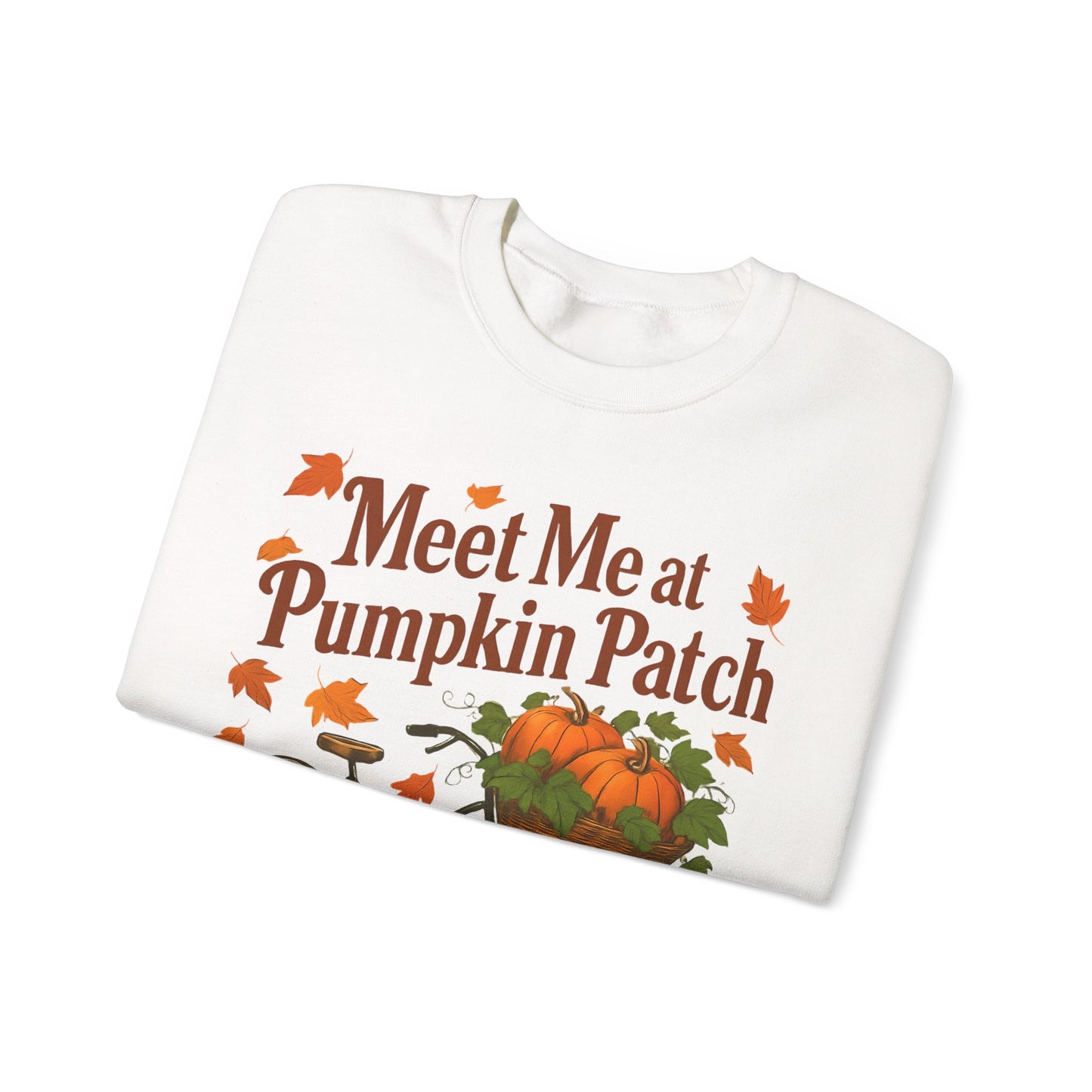 Meet me at the pumpkin patch Sweatshirt, This autumnal jumper wraps you in warmth, making chilly days inviting and every outing a celebration of the season.