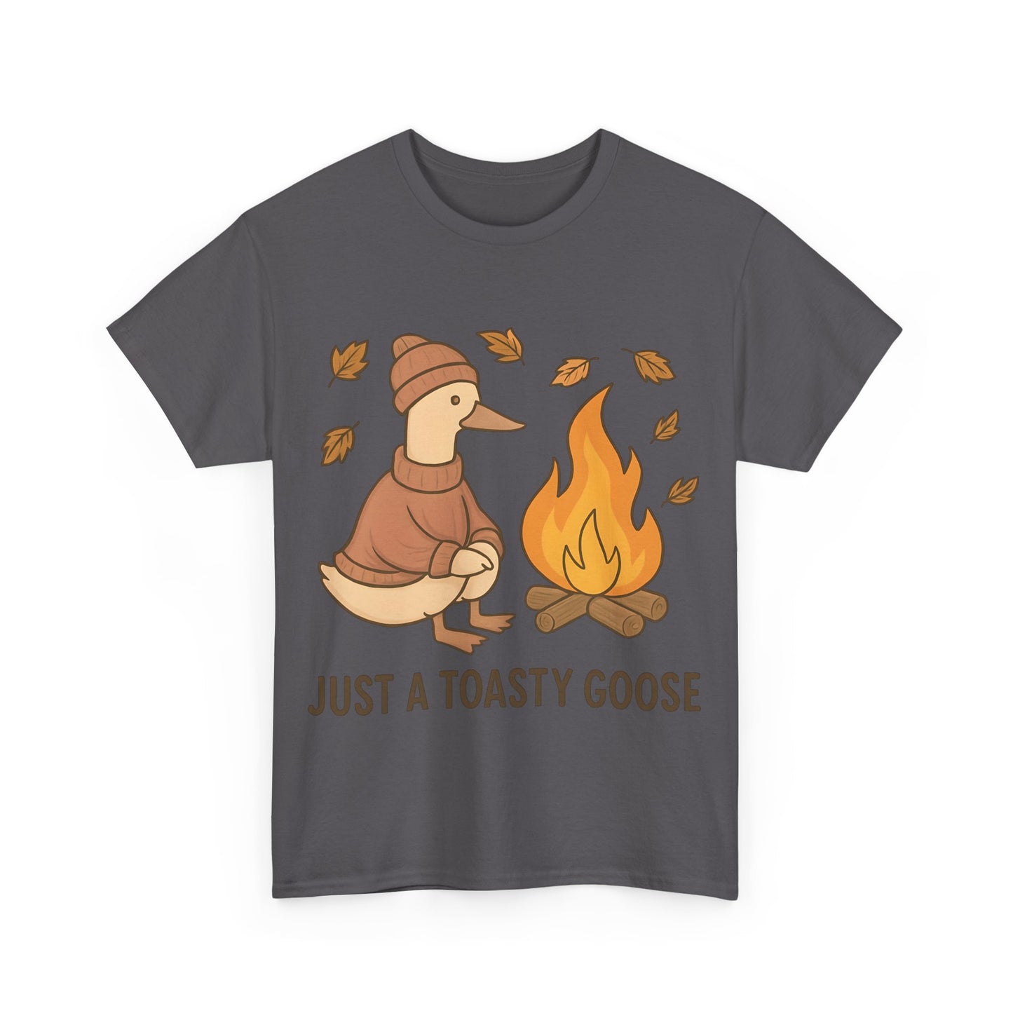 Autumn Goose Tee -Toasty Goose autumn Fashion, it's great for gatherings and makes a perfect gift.