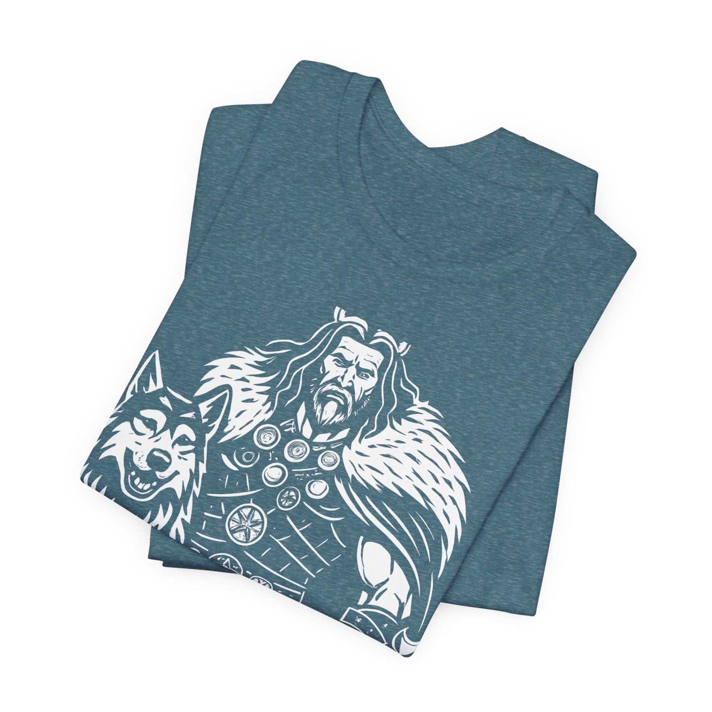 Tyr Viking God T-Shirt, This viking apparel captures the essence of a norse warrior, making it the epitome of viking clothing for those drawn to the fierce and the mythical.