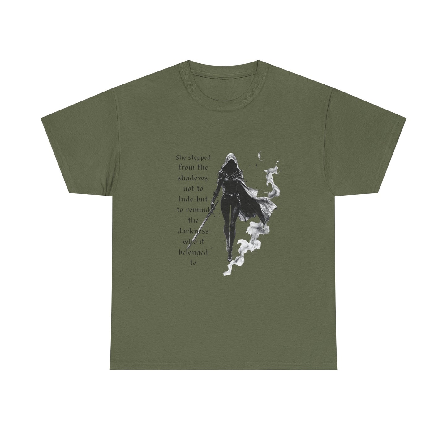 Throne of Glass Unisex Tee, a great addition to a fan's wardrobe and can be worn casually or as a statement piece. Ideal for fans of Sarah J. Maas and the character Aelin Sardothien.