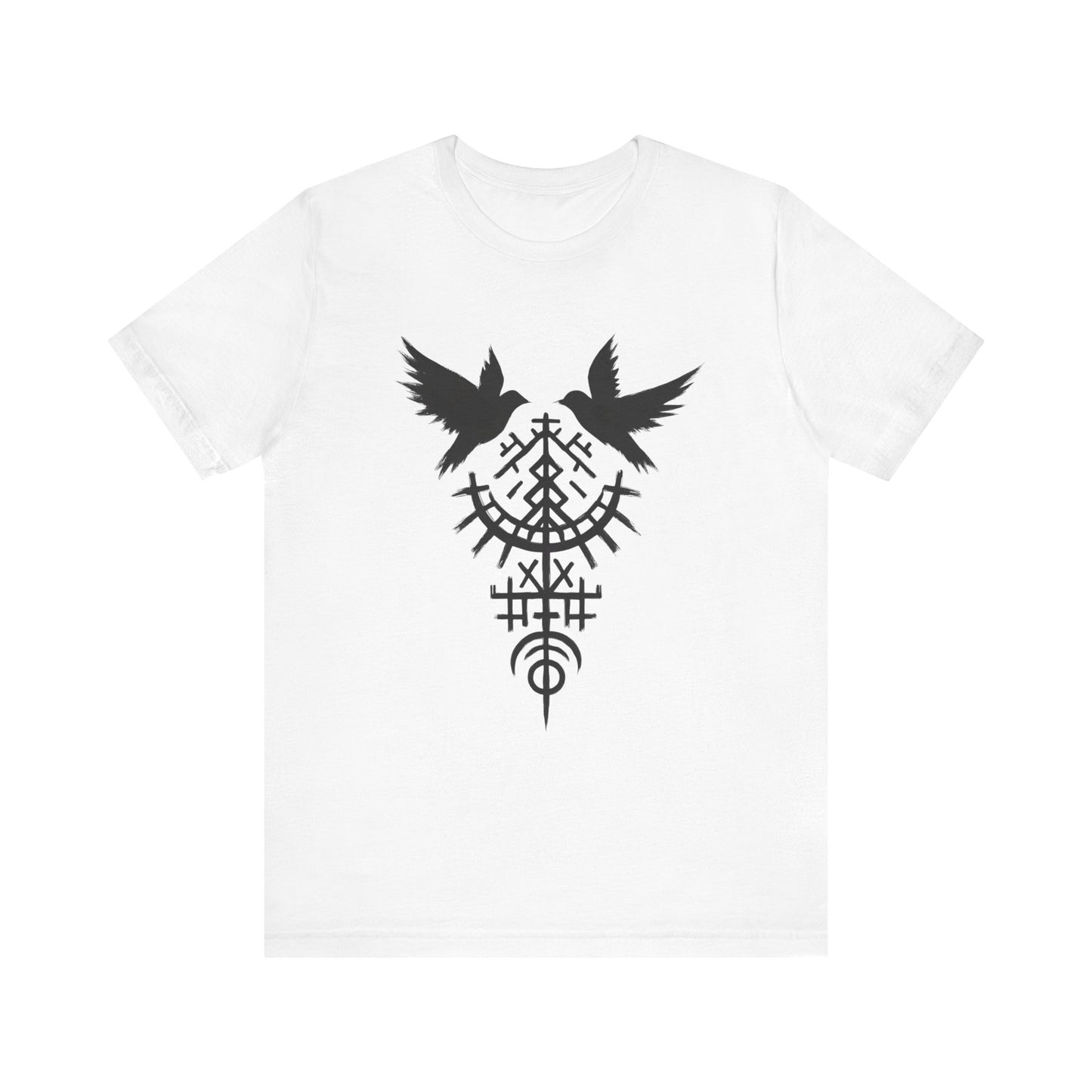 Viking Raven T-Shirt, Pagan Clothing, Norse Paganism, Norse Viking Shirt, Pagan TShirt, Raven Shirt, Viking Apparel