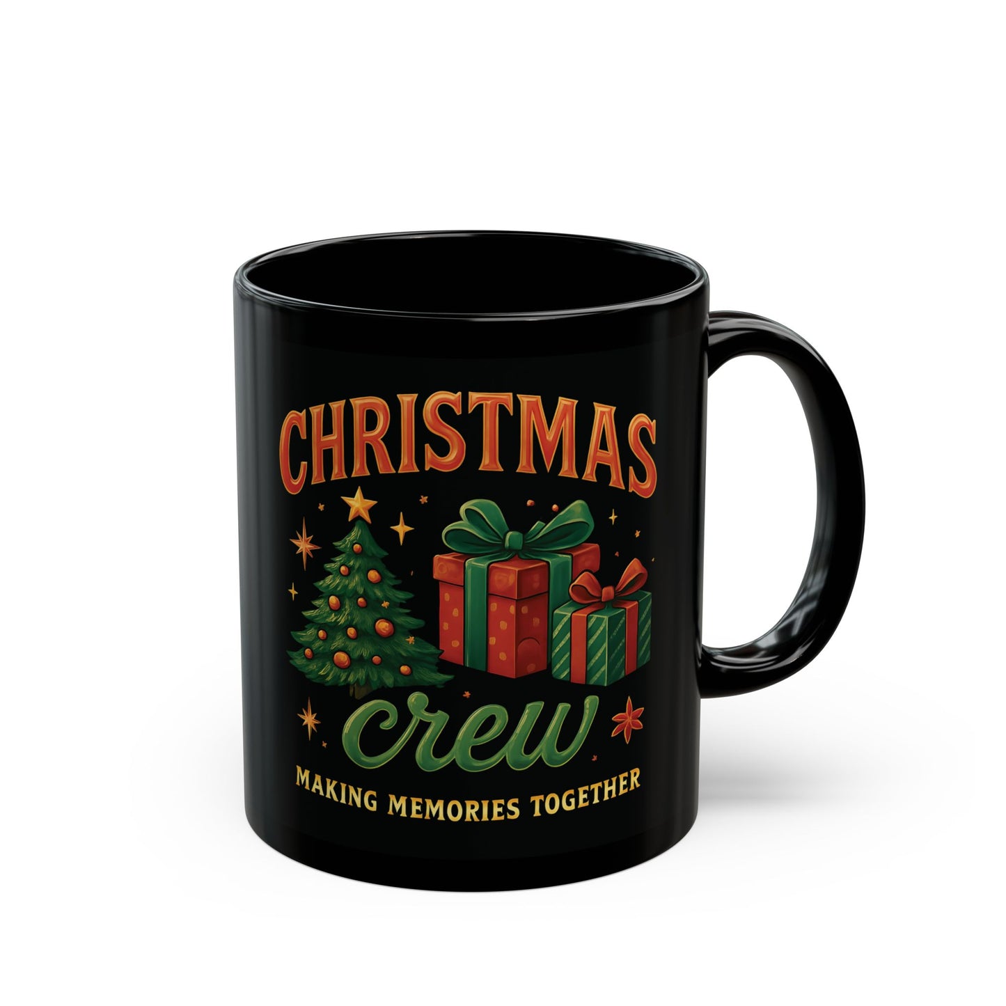 Christmas Crew Coffee Mug, This festive coffee mug embodies the joy of the season, perfectly blending tradition and warmth into every drink.