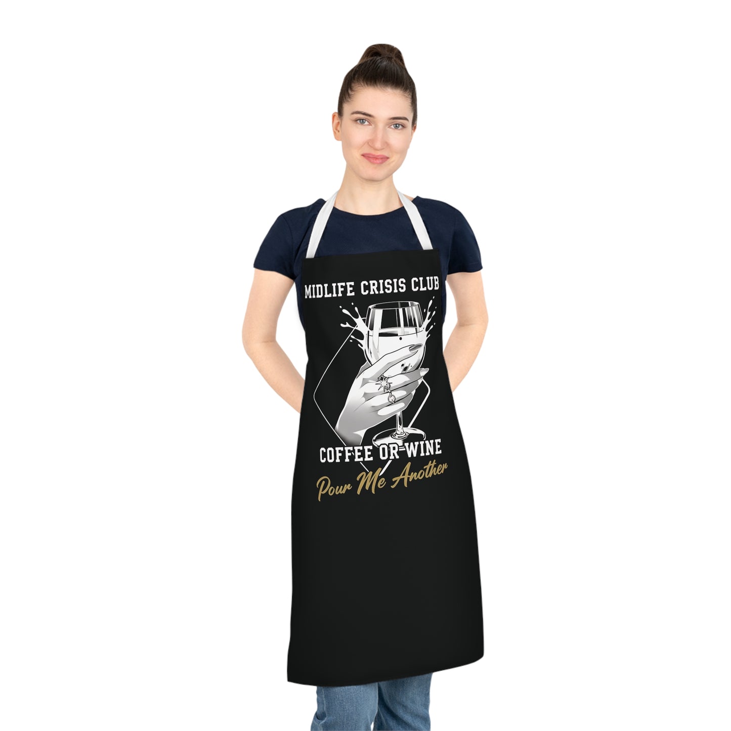 Midlife Crisis Club Apron, Funny Kitchen Apron, Cooking Apron for Women, 40th Birthday Gift, Menopause Gift, Xmas Stocking Filler