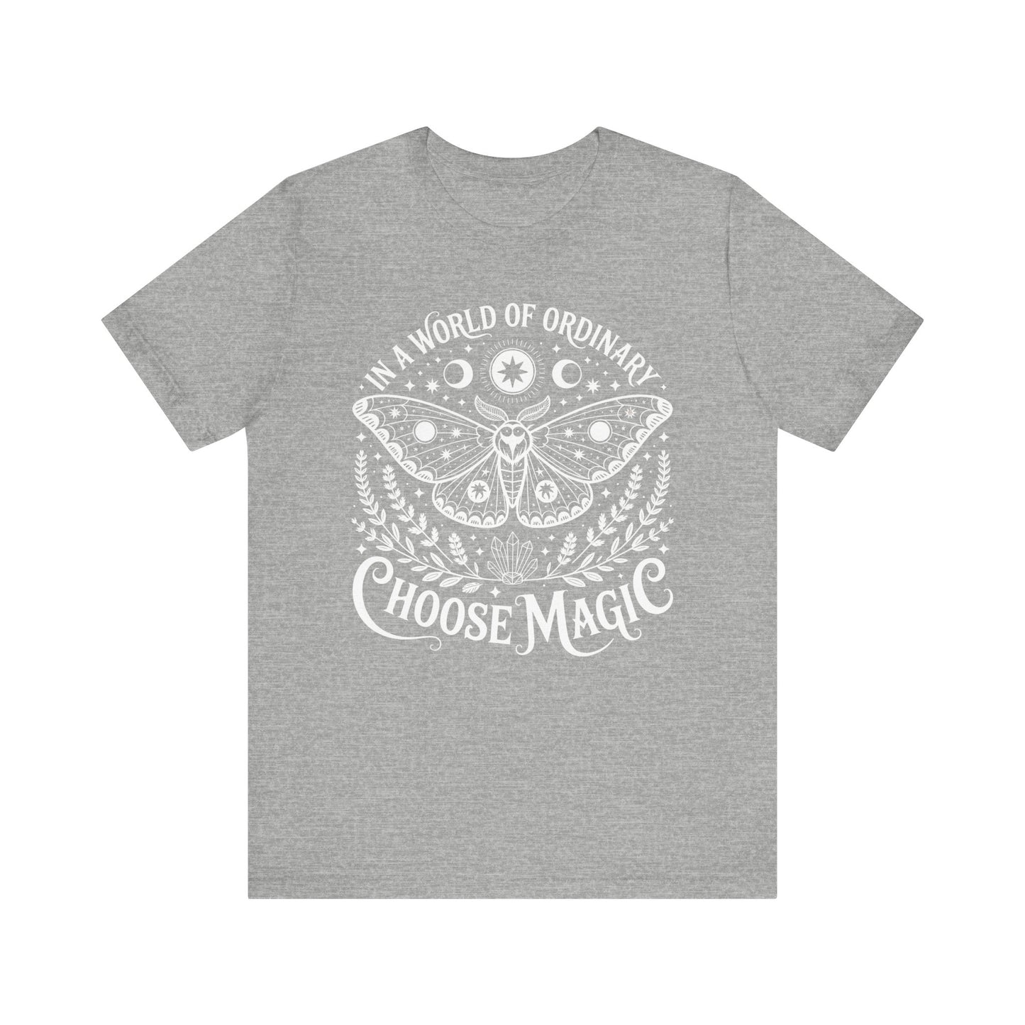 Choose Magic Witchy T-Shirt • Magical Spell Graphic Tee • Occult Mystical Shirt • Witchy Gift Unisex Top • Spiritual Pagan Clothing