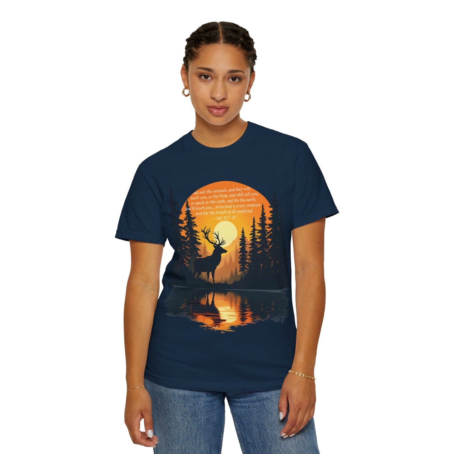 Faith in God and Nature T-shirt, this Christianity shirt makes an ideal addition to your collection of Christian clothes.