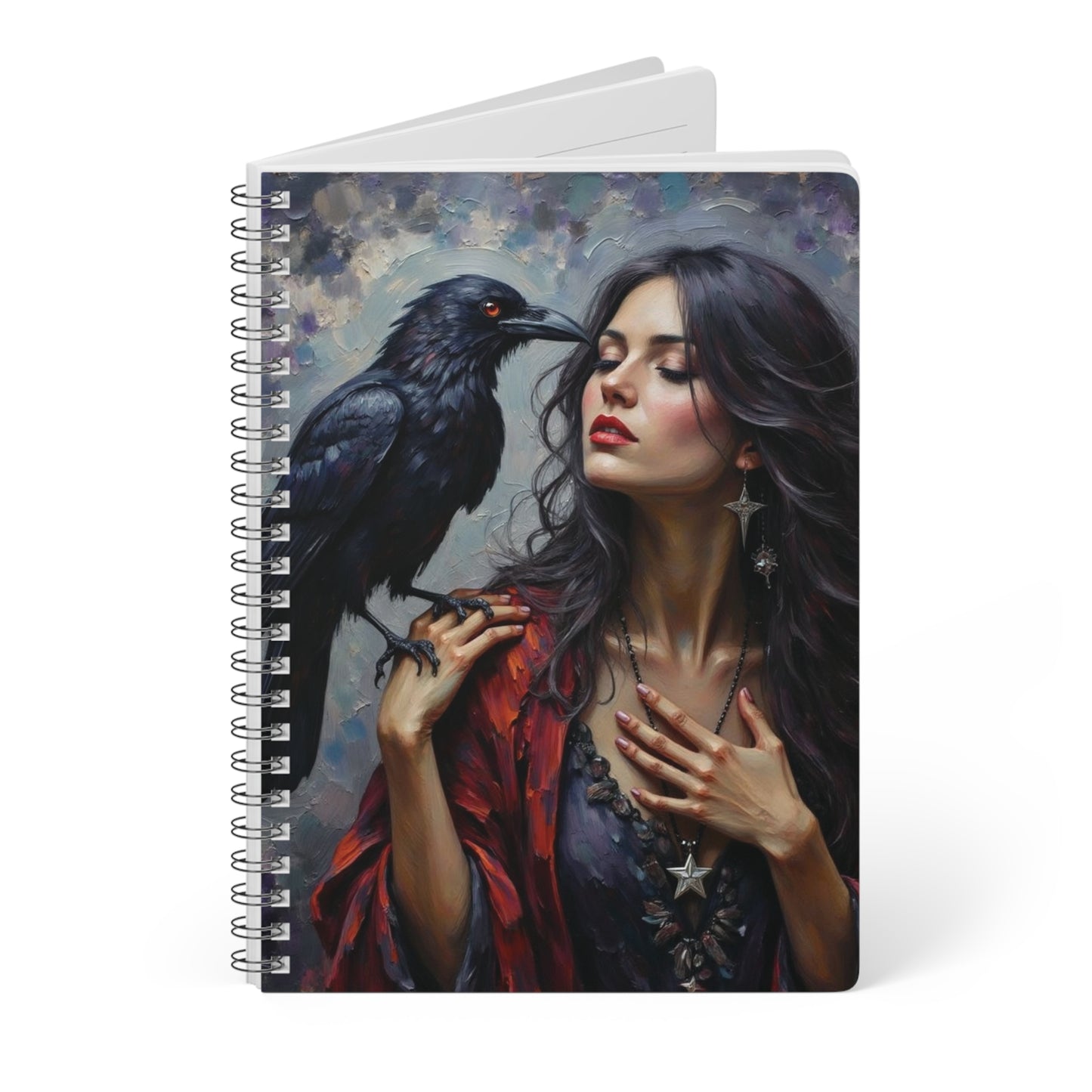 The Morrigan Goddess Witchy Journal, it's your personal book of shadows or grimoire.
