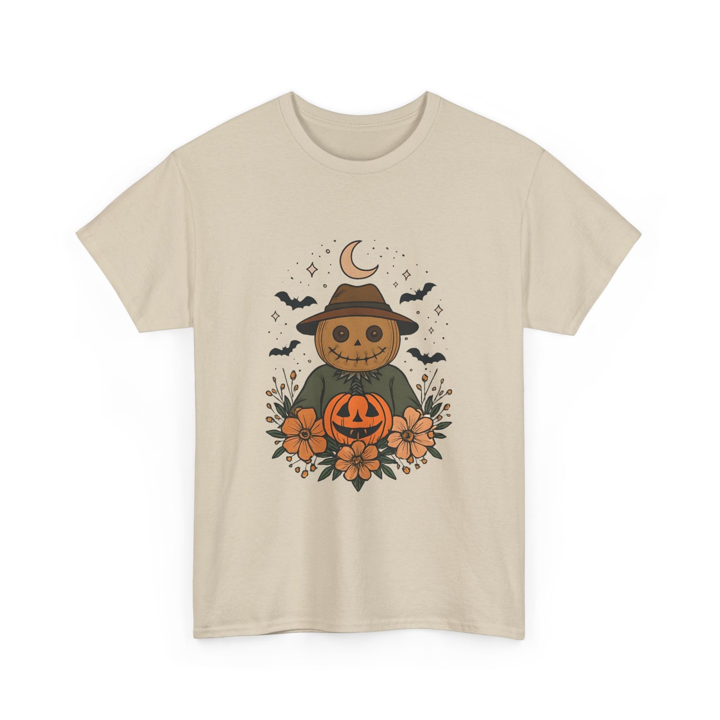 Halloween Scarecrow Tee, This t-shirt is a great gift for friends and family who love the autumn season and enjoy participating in harvest festivals or Halloween parties