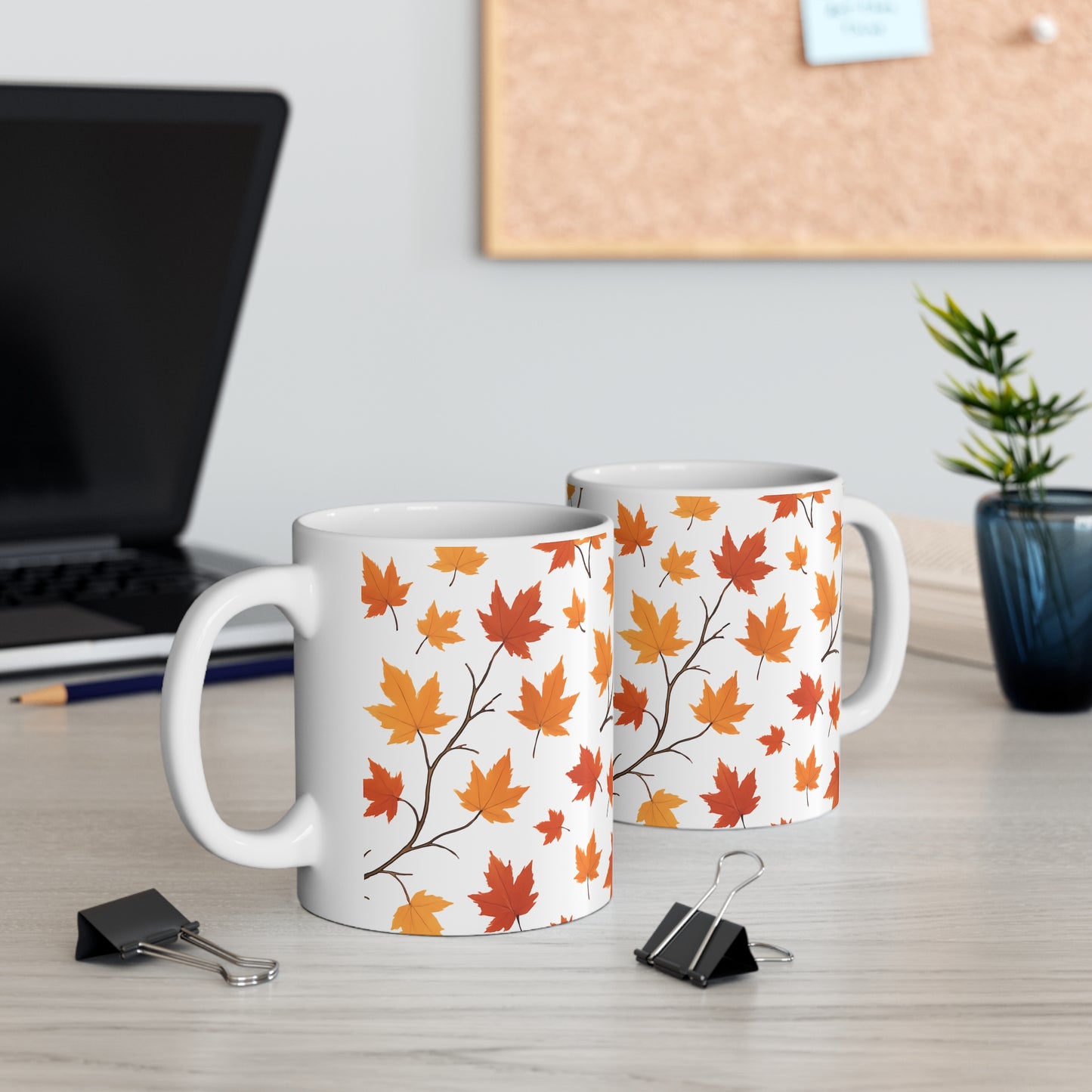 Copy of Autumnal Leaf Coffee Mug, Perfect for elevating your autumn décor, this mug whispers "hello autumn".