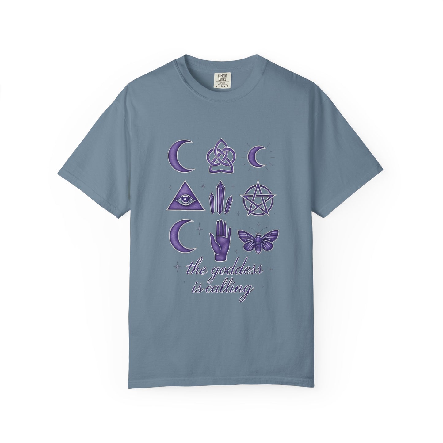 The Goddess is Calling Shirt, a celebration of divine feminine energy, seamlessly blending style and spirituality.