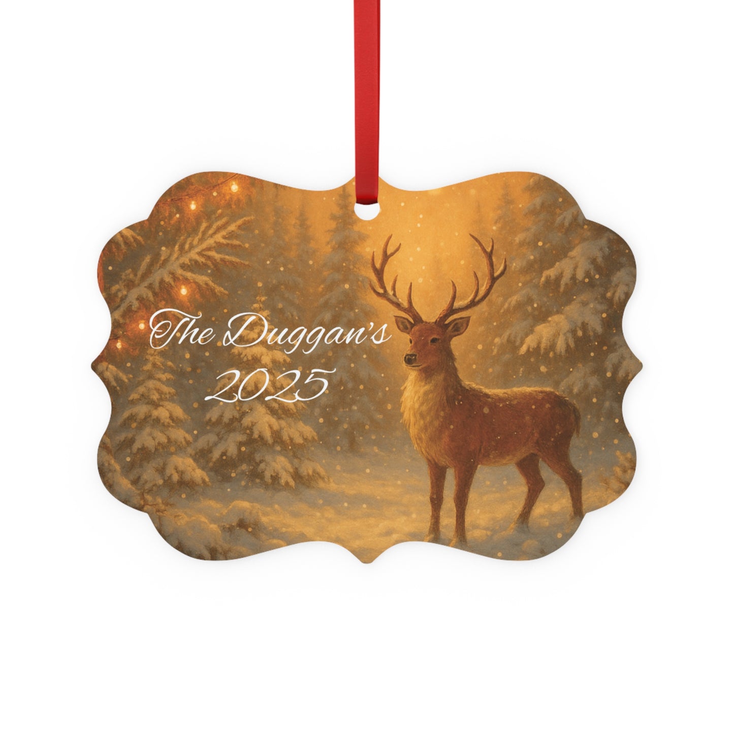 Personalised Metal Family Christmas Tree Decoration, a perfect fusion of elegance and sentiment for Christmas 2025.