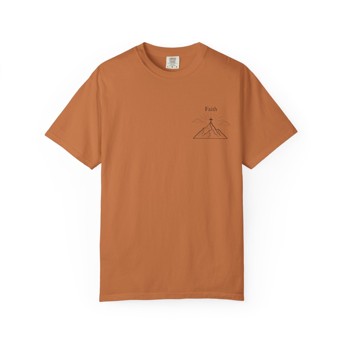 Faith Moves Mountains Comfort Colors Tee,Christianity Gift, Christianity Shirt,Christian Merch, Jesus Christ Shirt, Religion, Christian Gift