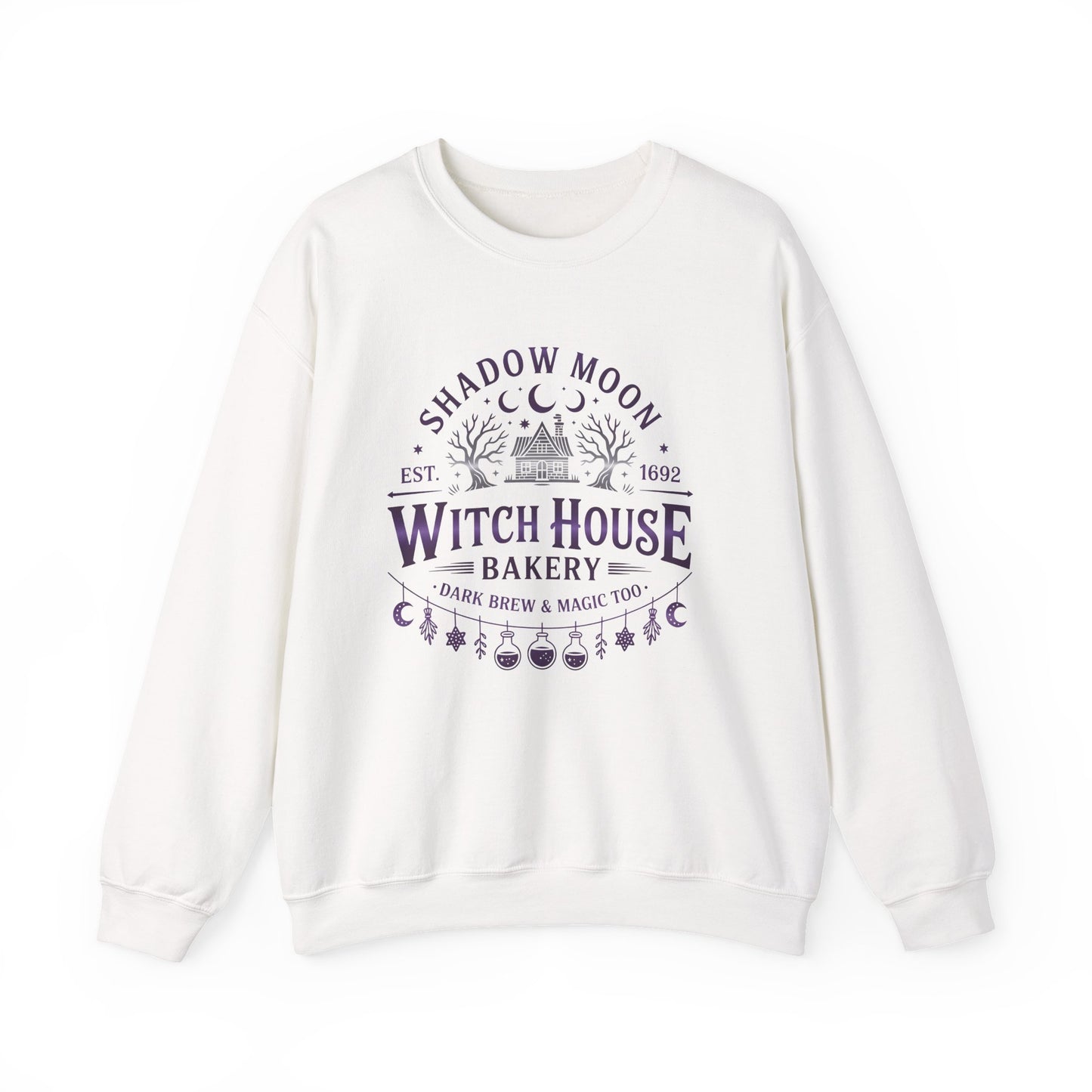 Witch House Bakery Sweater • Witchy Bakery Graphic Pullover • Occult Witch Sweater • Magical Kitchen Witch Gift