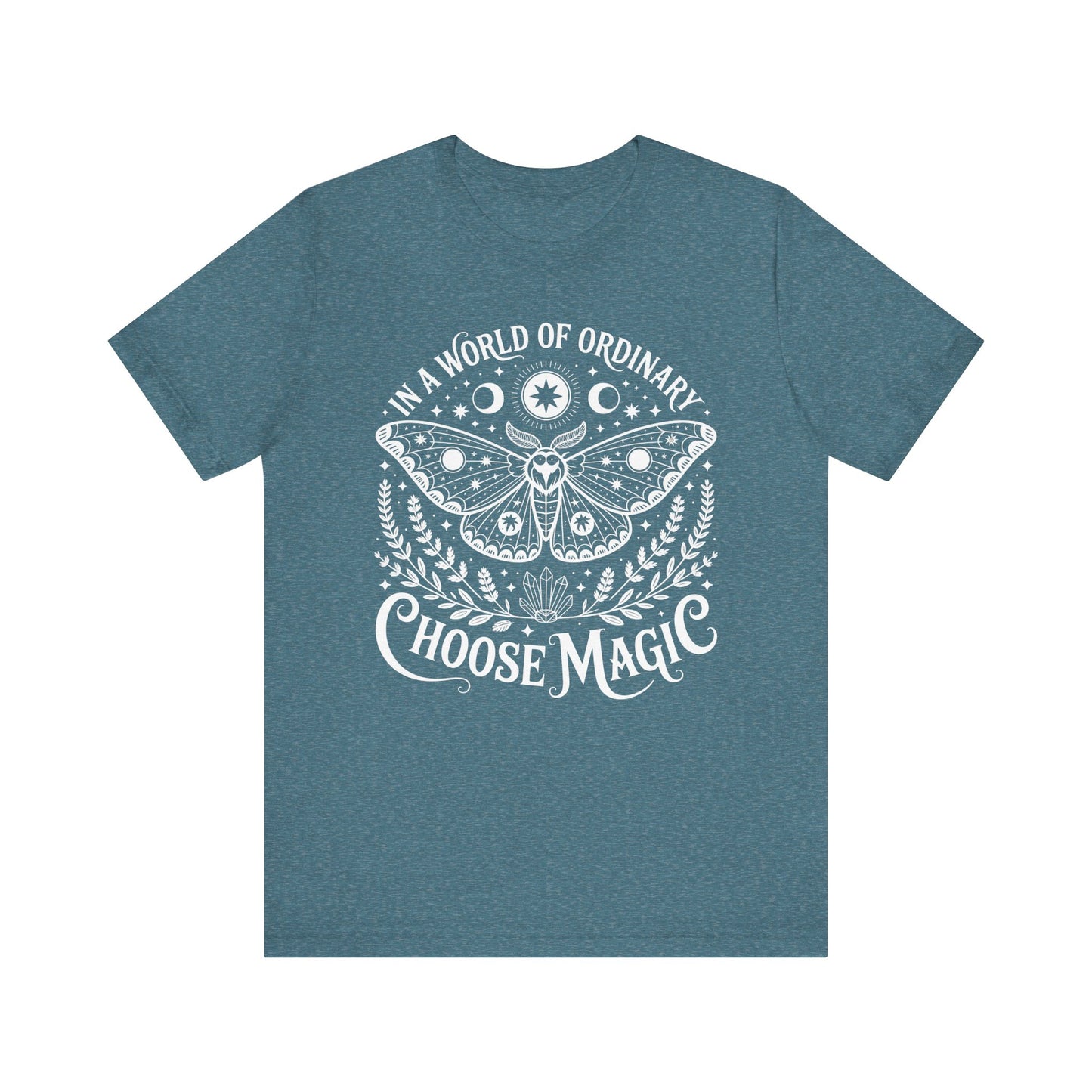 Choose Magic Witchy T-Shirt • Magical Spell Graphic Tee • Occult Mystical Shirt • Witchy Gift Unisex Top • Spiritual Pagan Clothing