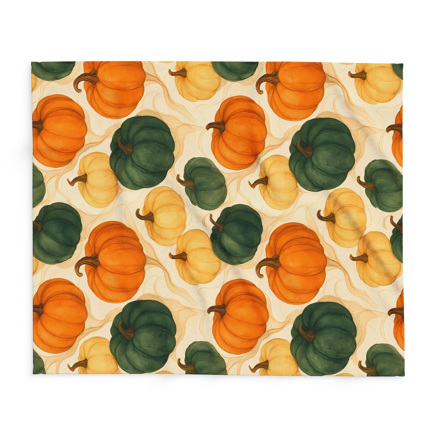 Autumnal Pumpkin Blanket Throw, Its timeless design effortlessly enhances your autumnal home decor, with its rich pumpkin hues offering a nod to nature's seasonal beauty. Whether draped over your sofa or used as a comforting autumn throw blanket.