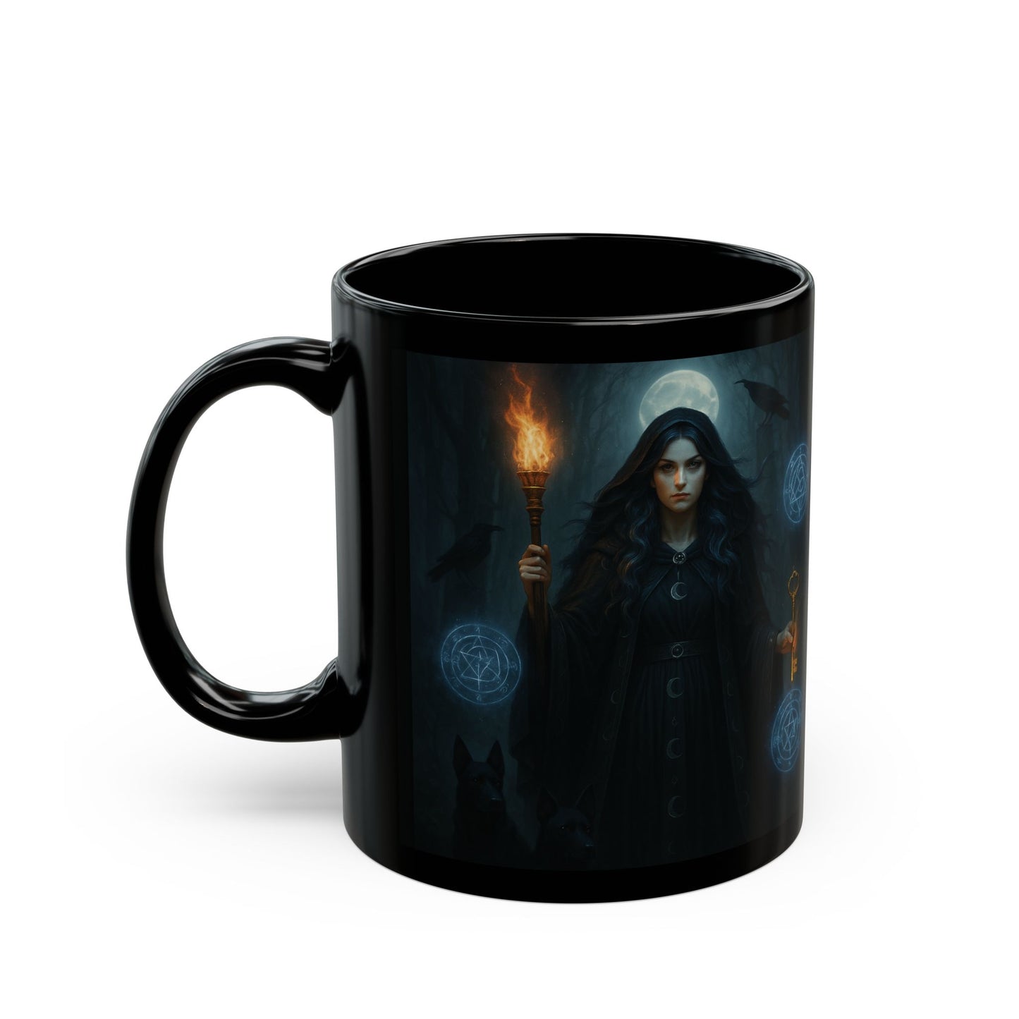 Hecate Goddess Mug, Witchy Mug, Perfect for anyone who embraces the enigmatic paths of witchcraft, this witch mug is not just a vessel—it's a magical experience.