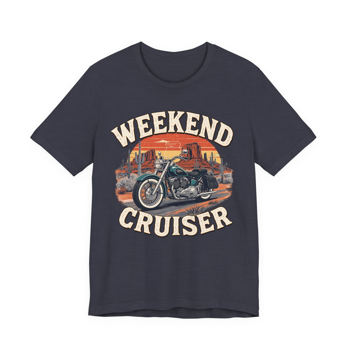 Weekend Cruiser Vintage Biker T-Shirt, Cruiser Motorcycle, Motorcycle Shirt,Unique Graphic Tee,Bike Lover Gift,Biker Apparel,Biker Dad Gifts
