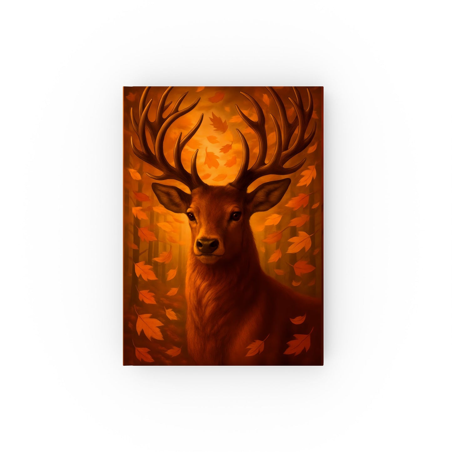 Autumn Stag Hardback Notebook, Majestic Stag Print, Autumnal Print, Hardback Journal, Student Notebook, Woodland Creature