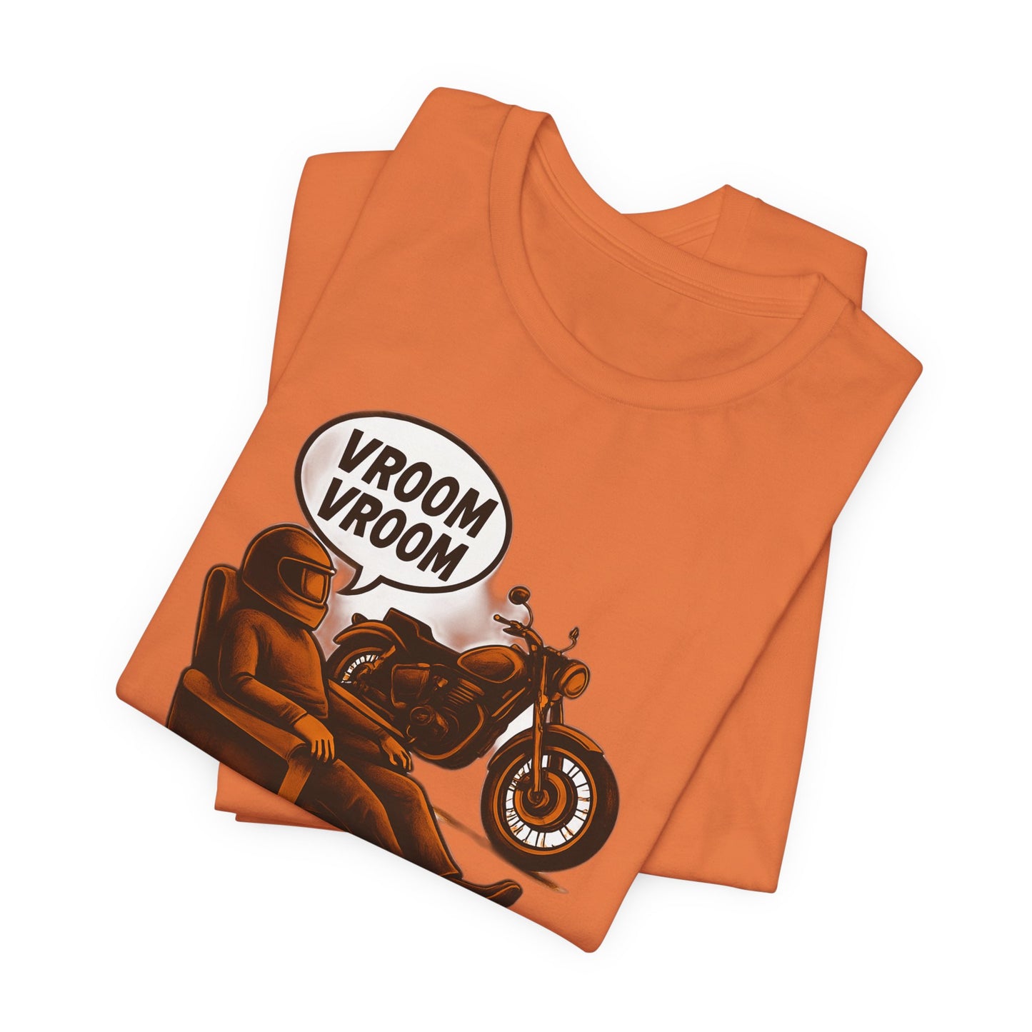I Don't Snore I Dream I'm Revving T-Shirt, This piece of motorcycle apparel combines humor with style, making it an ideal biker gift that speaks volumes.