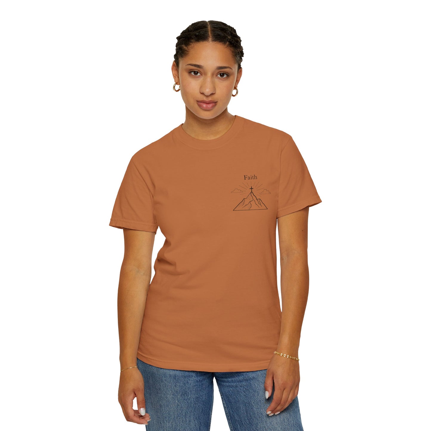Faith Moves Mountains Comfort Colors Tee,Christianity Gift, Christianity Shirt,Christian Merch, Jesus Christ Shirt, Religion, Christian Gift