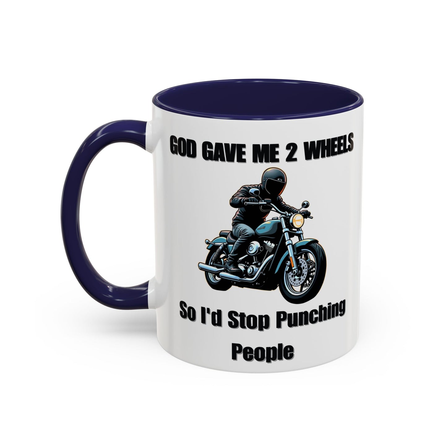 Motorcycle Humor Coffee Mug - Perfect for coffee lovers and motorcycle enthusiasts alike, this mug embodies a playful yet edgy vibe.