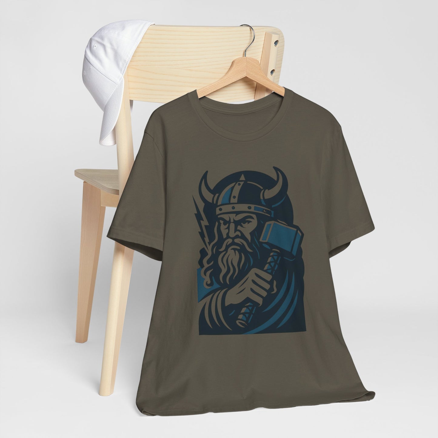 Thor Norse God Tee, Immerse yourself in the mystique of Norse mythology with our Thor Shirt, a tribute to the legendary god of thunder himself.