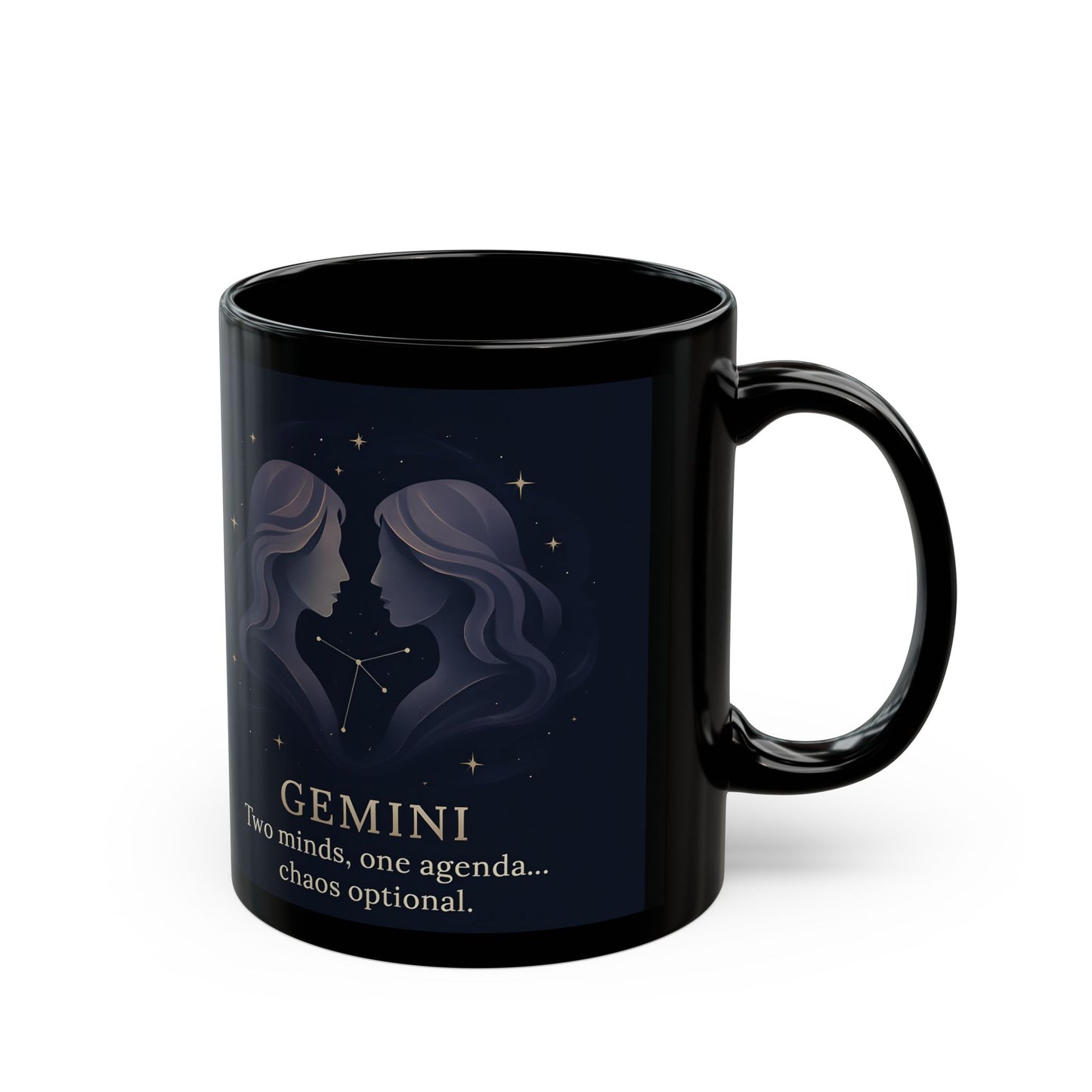 Gemini Astrology Mug, it's the ideal Gemini birthday gift, melding the allure of their horoscope with the practical elegance of a Gemini coffee cup.