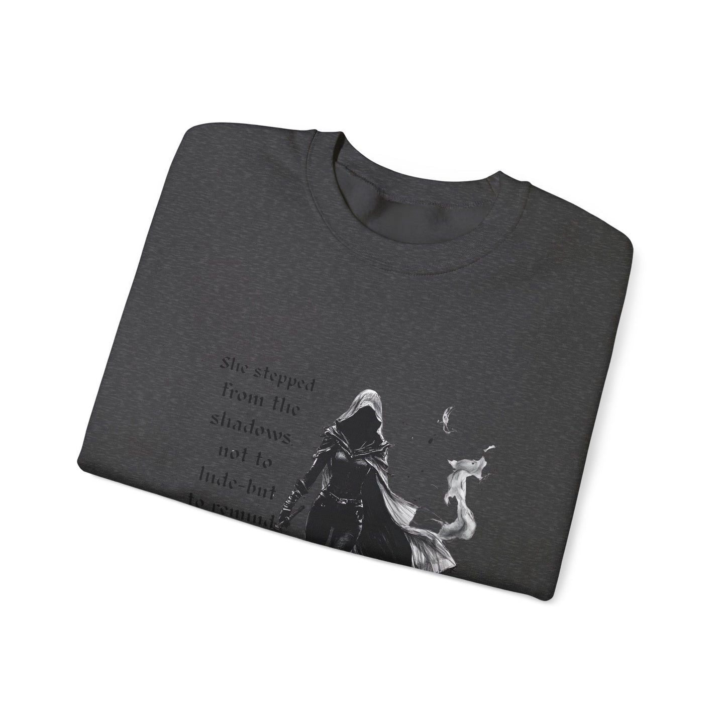 Heir of Fire Throne of Glass Sweatshirt, cozy autumn apparel for any Sarah J Maas fan. With a touch of darkness and assassin vibes.