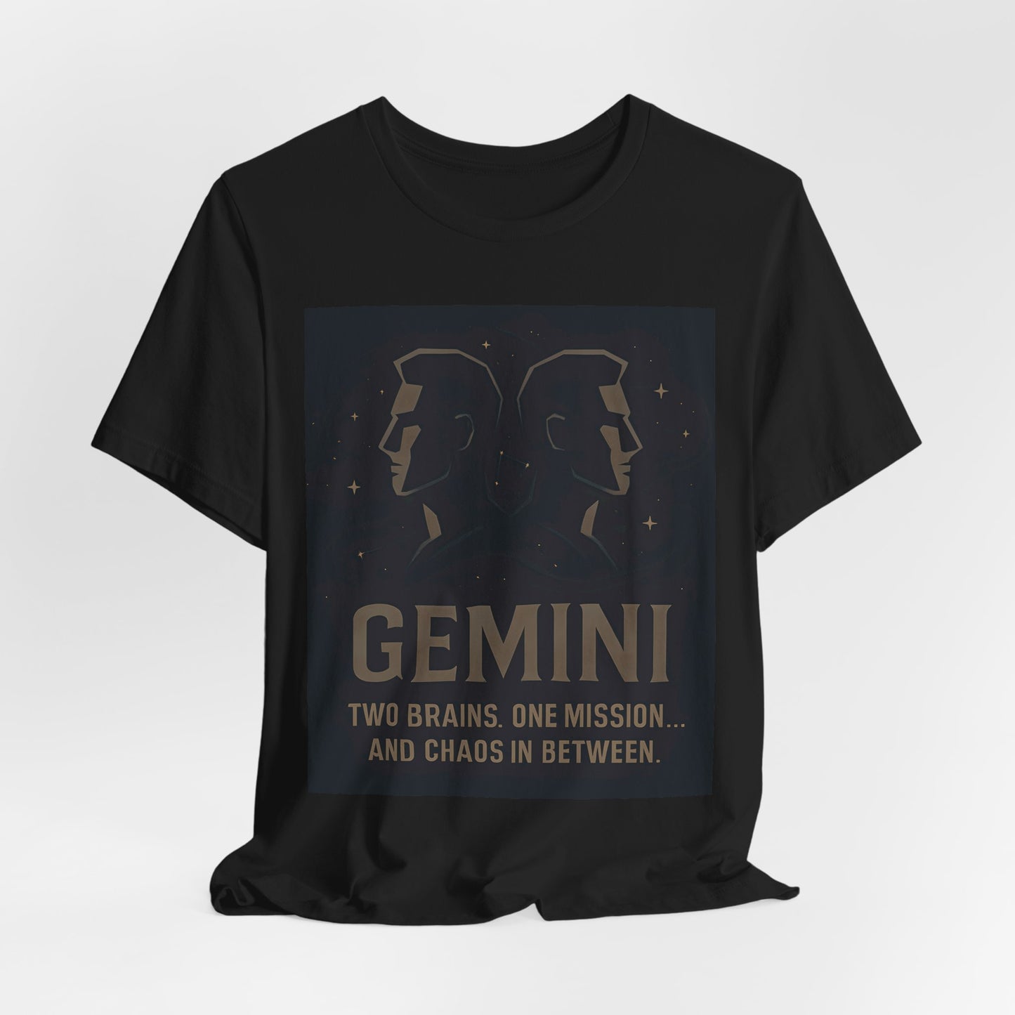 Gemini Astrology T-shirt, it's a versatile star sign shirt that pairs perfectly with any outfit, embodying the whimsical charm only a true Gemini can appreciate.