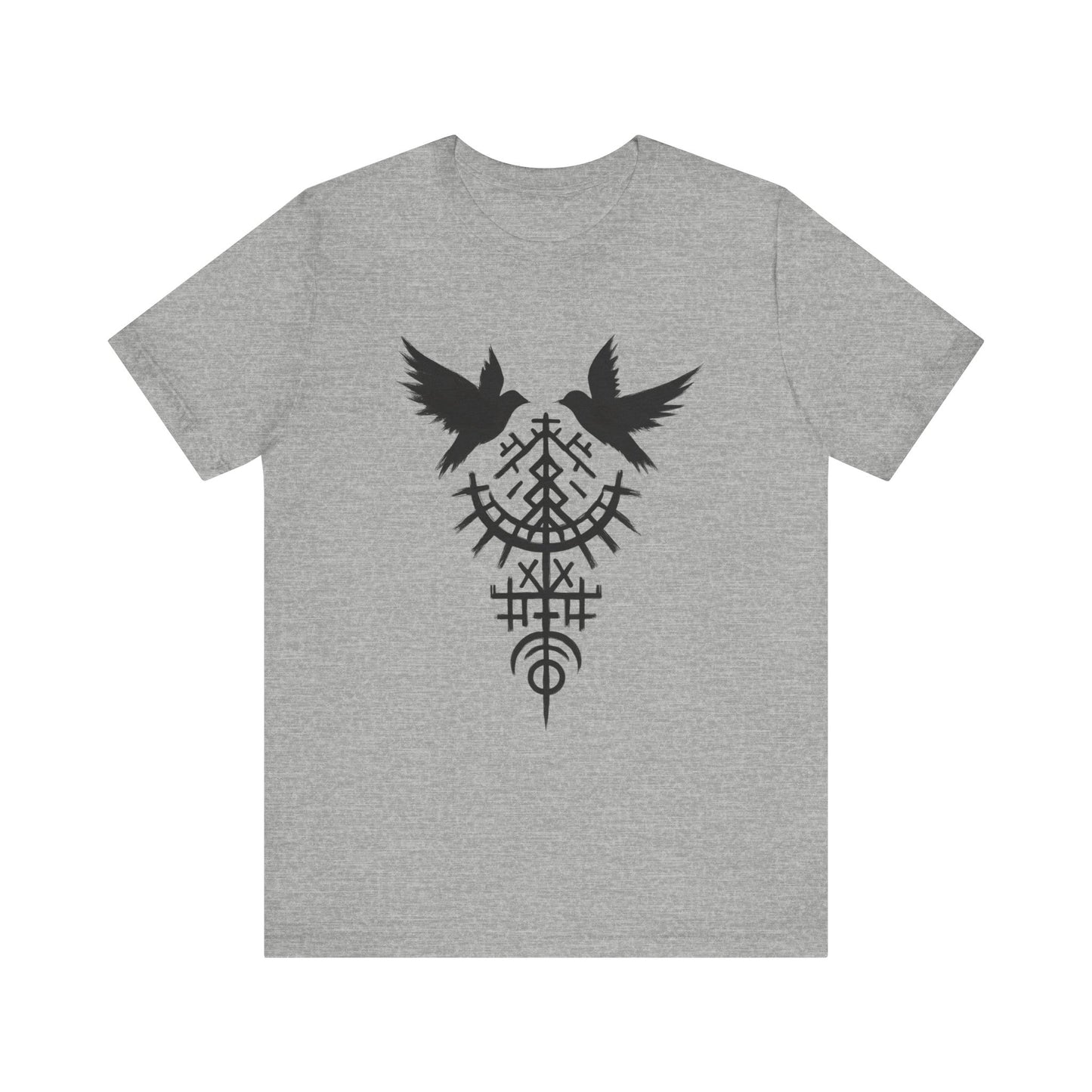 Viking Raven T-Shirt, Pagan Clothing, Norse Paganism, Norse Viking Shirt, Pagan TShirt, Raven Shirt, Viking Apparel