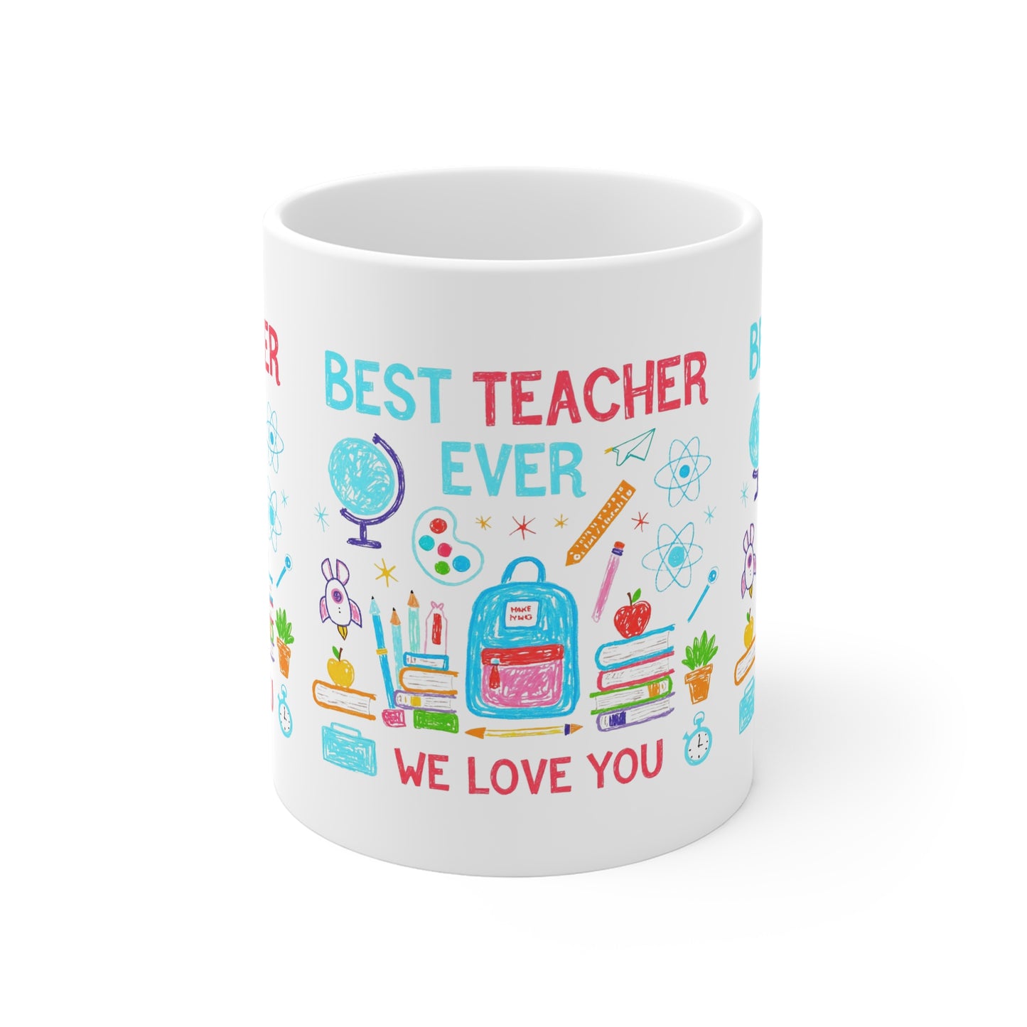 Best Teacher Gift Mug - Ideal for students, parents, or anyone looking to express appreciation for a teacher during occasions like Teacher's Day, end-of-year gifts, or as a thoughtful Christmas present.