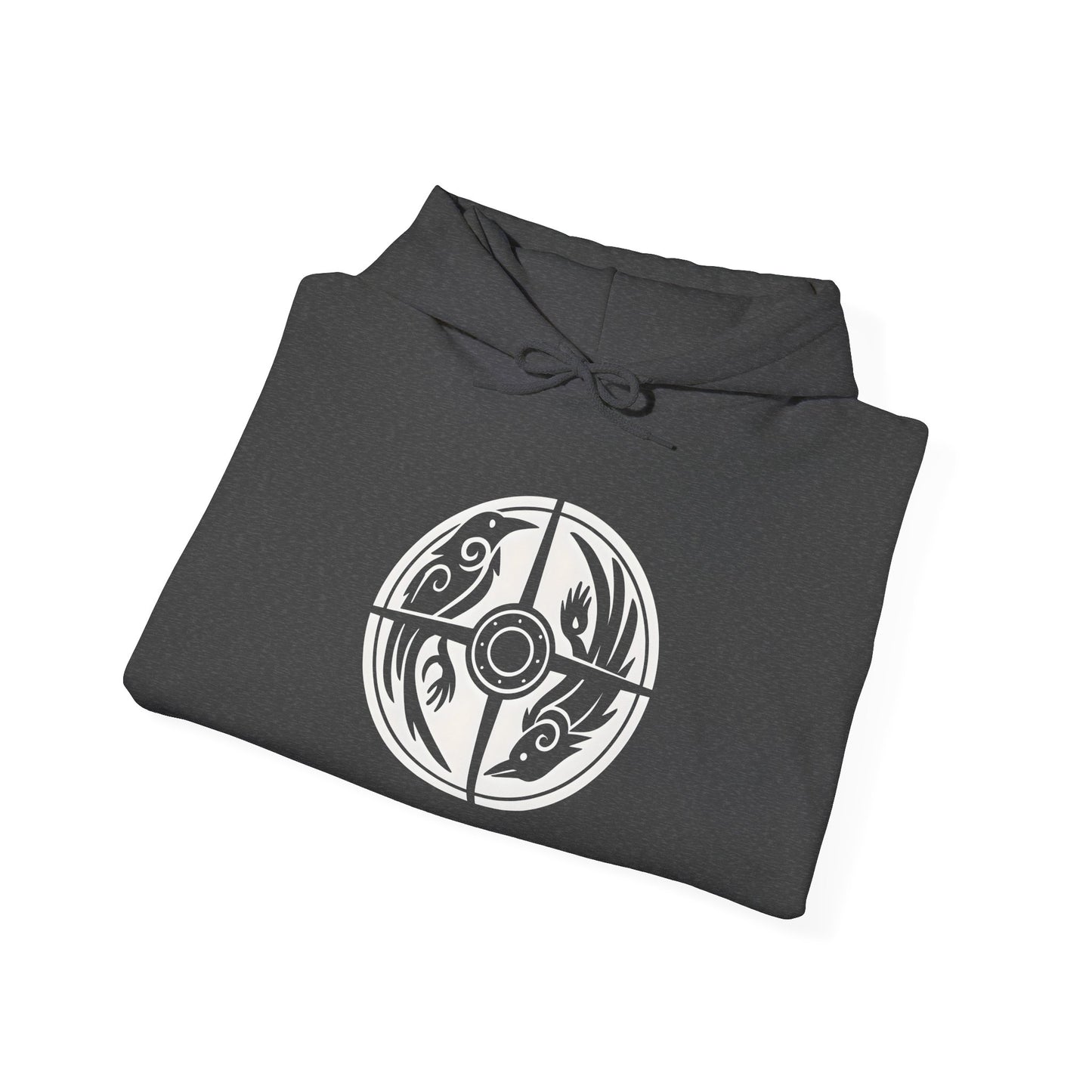 Norse Viking Shield Hoodie, Step into the realm of ancient warriors with our Norse Viking Shield Hoodie, a pinnacle of Norse design and craftsmanship.