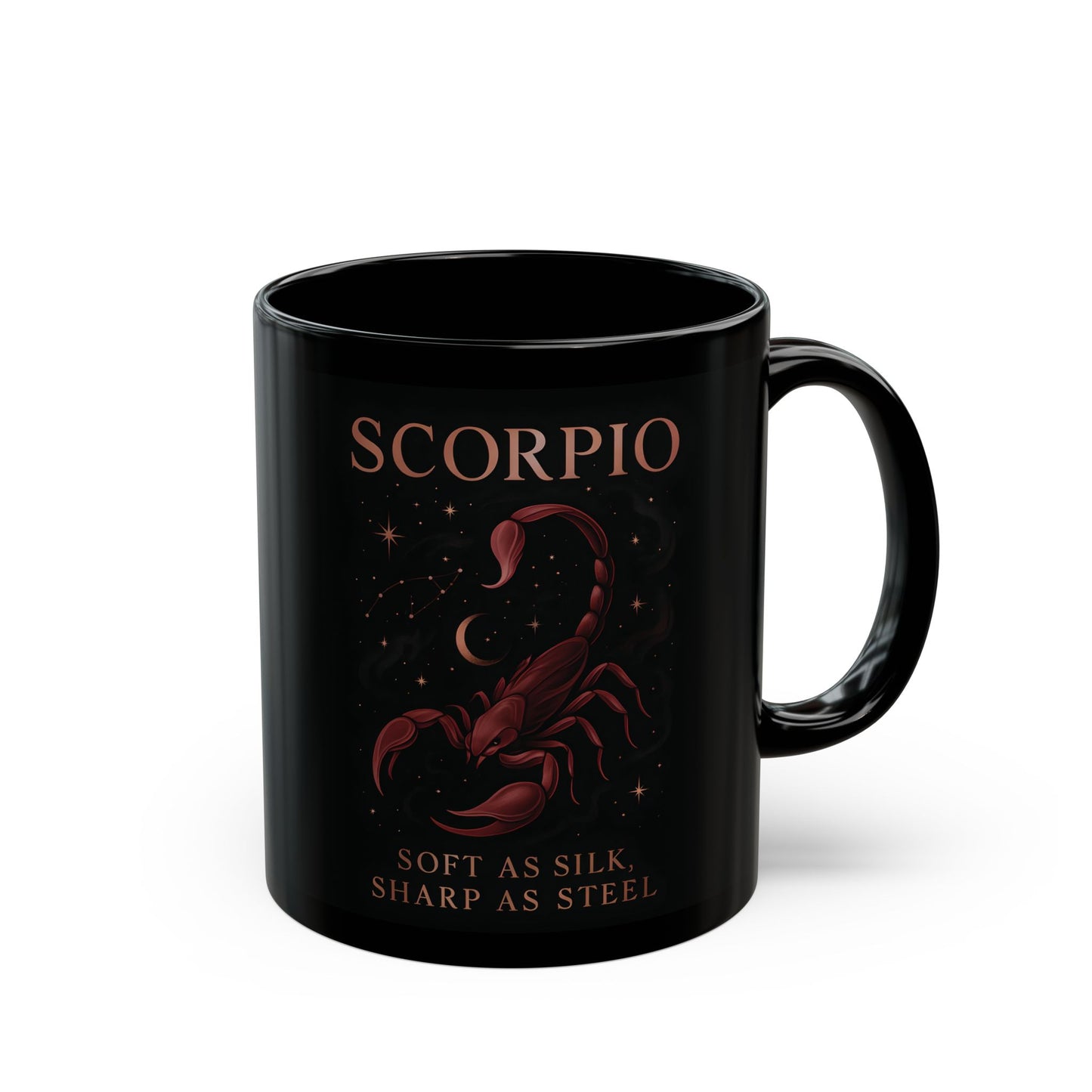 Scorpio Astrology Mug, Perfect as a gift for Scorpio enthusiasts or a thoughtful gesture for a November birthday.