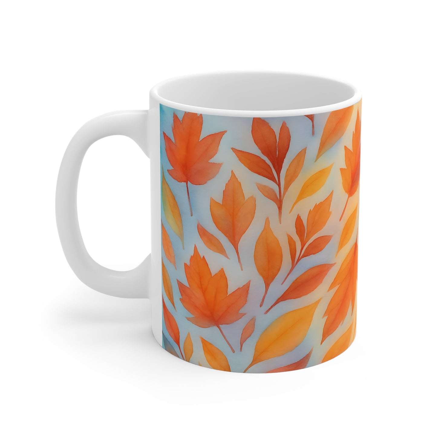 Autumnal Leaf Coffee Mug, Perfect for elevating your autumn décor, this mug whispers "hello autumn"