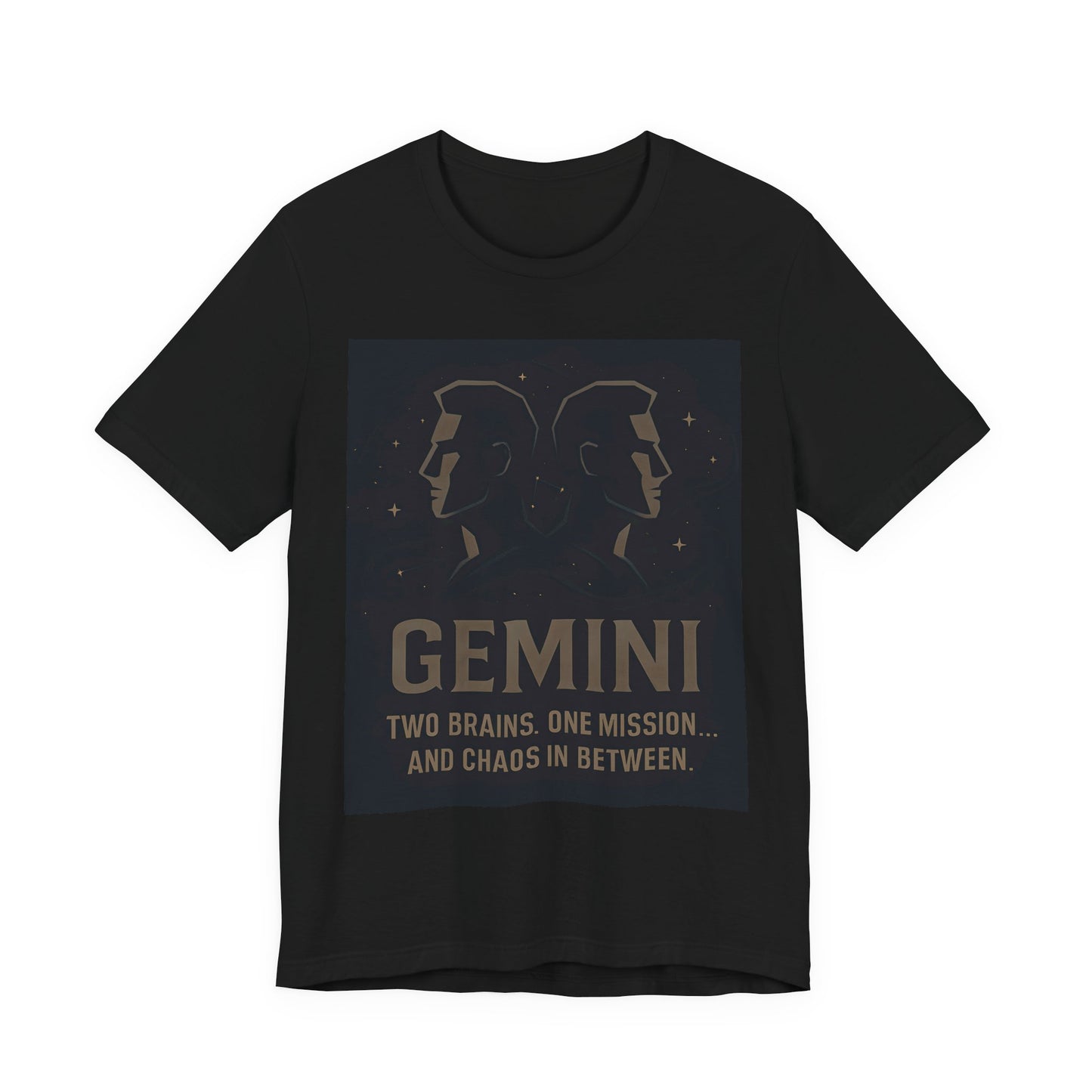 Gemini Astrology T-shirt, it's a versatile star sign shirt that pairs perfectly with any outfit, embodying the whimsical charm only a true Gemini can appreciate.