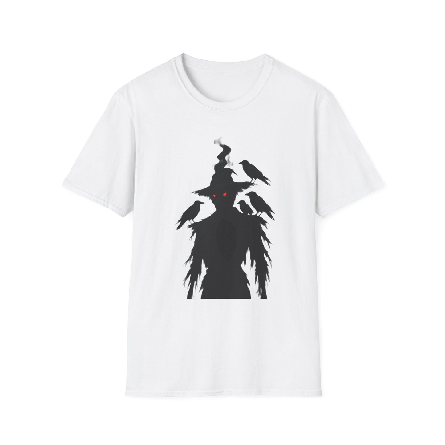 Scary Scarecrow Tee,This Halloween shirt captures the essence of the season with a mesmerizing scarecrow design, blending the line between spooky and stylish.