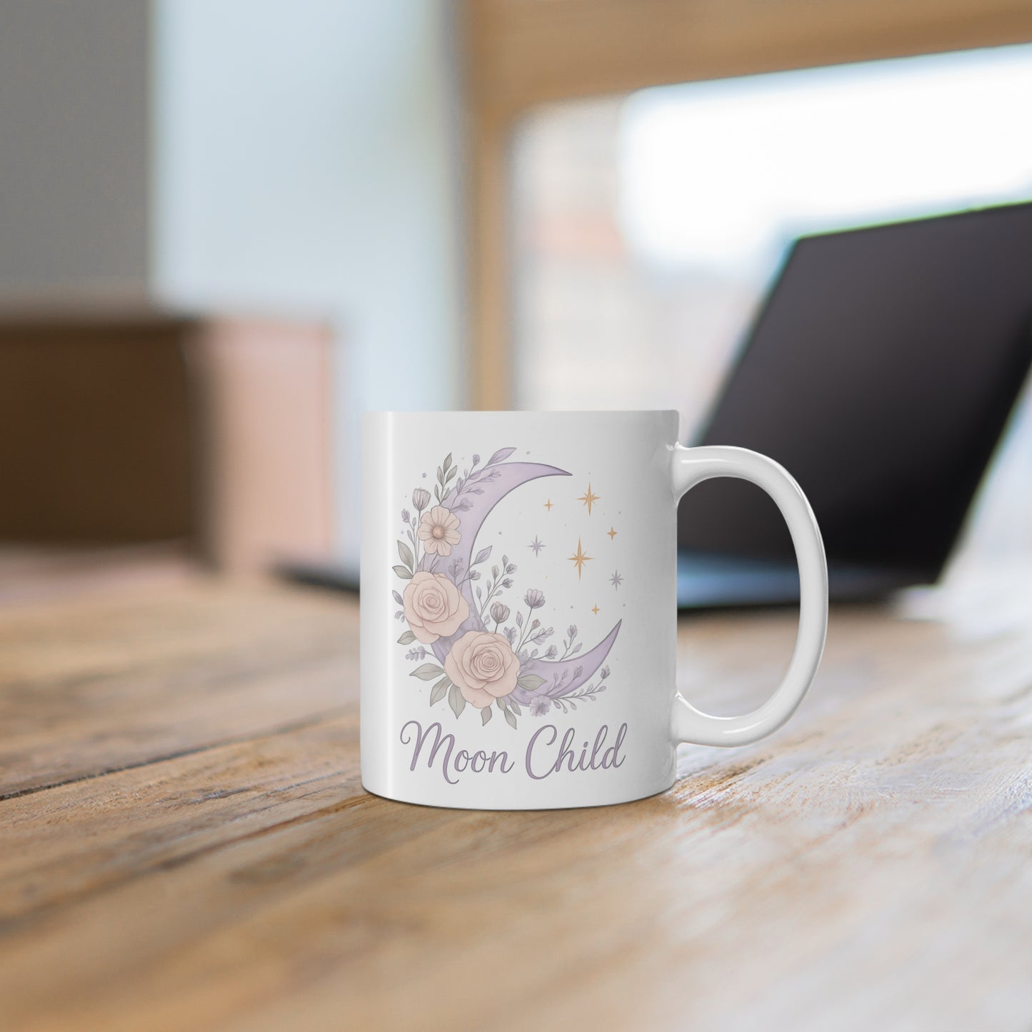 Witchy Mug, Moon Child Witch Mug, this is the ultimate witches mug for those who cherish the magical threads of the universe.