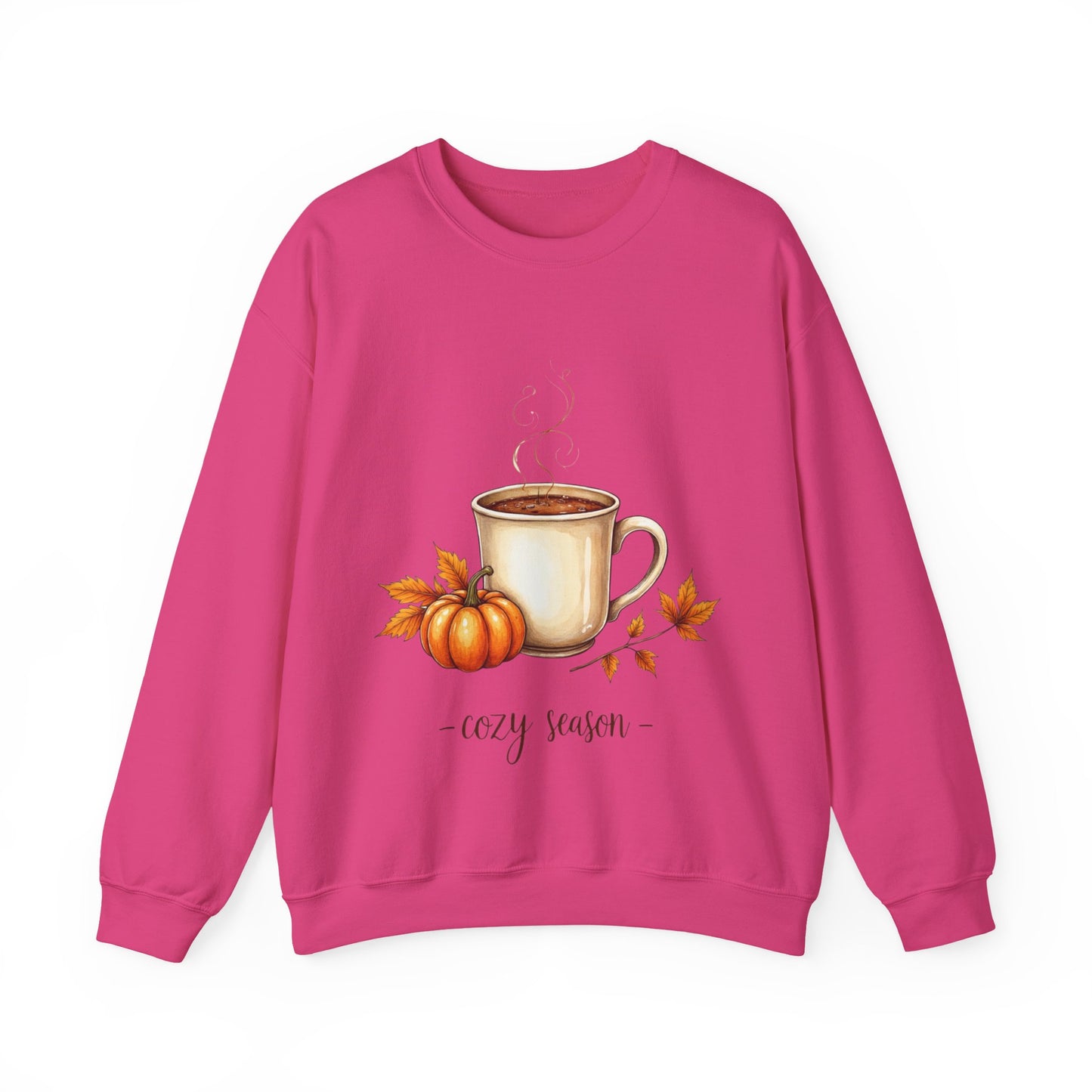 Cozy Season Sweatshirt, Perfect jumper for the cooler months with Autumn Colors giving a Cozy Autumn vibe