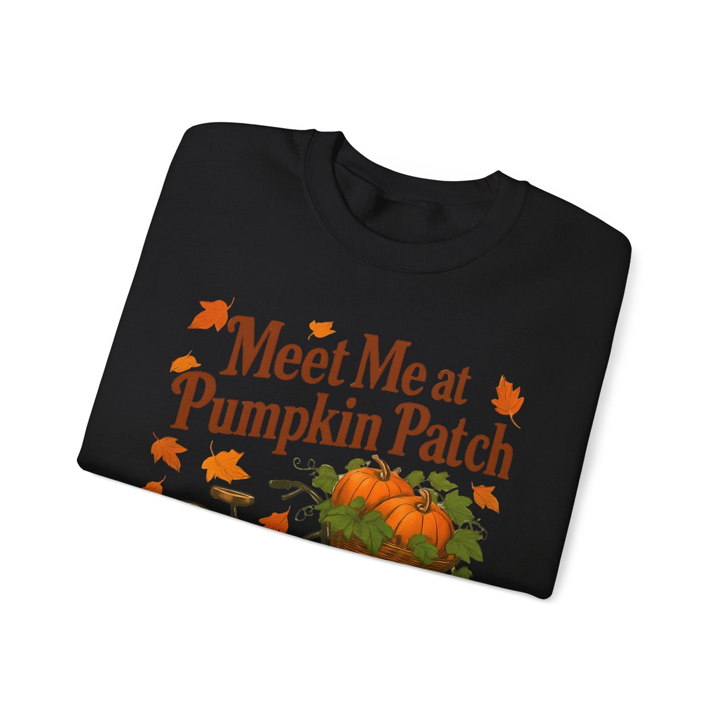 Meet me at the pumpkin patch Sweatshirt, This autumnal jumper wraps you in warmth, making chilly days inviting and every outing a celebration of the season.
